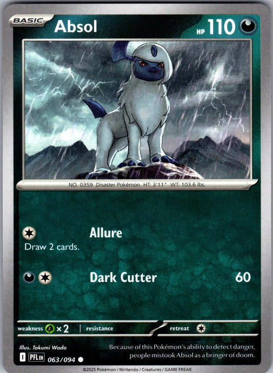 Absol Common ME02: Phantasmal Flames 063/094 LP