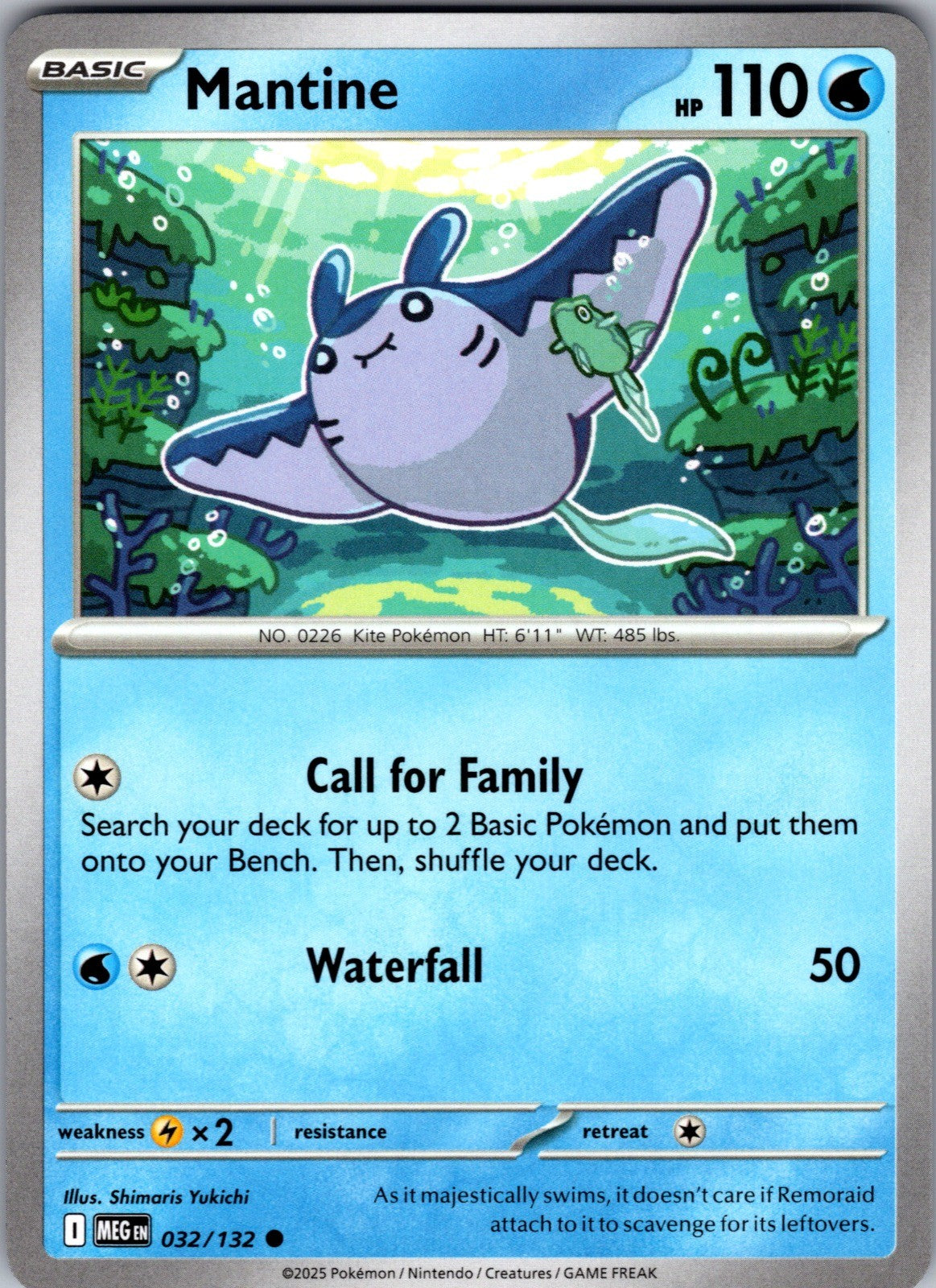 Mantine Common ME01: Mega Evolution 032/132 LP