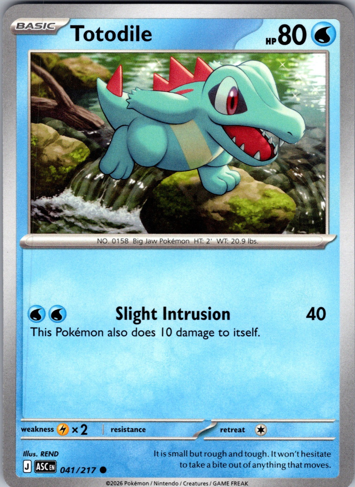 Totodile Common ME: Ascended Heroes 041/217 LP