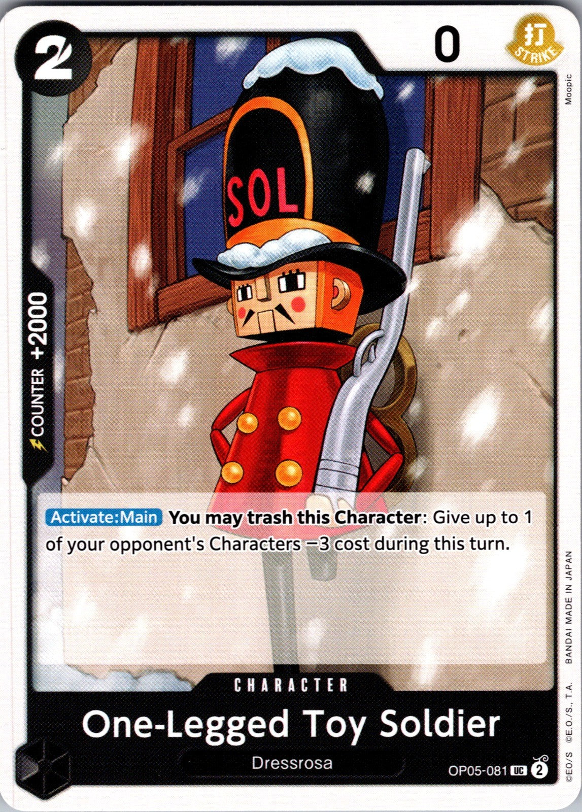 One-Legged Toy Soldier UC Awakening of the New Era OP05-081 LP