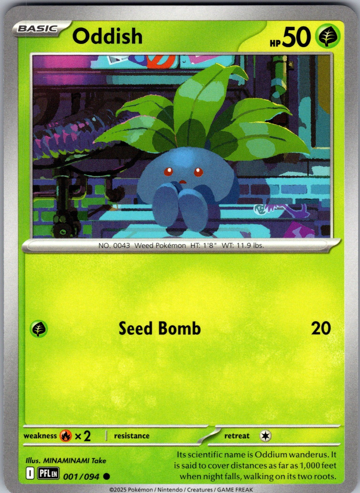 Oddish Common ME02: Phantasmal Flames 001/094 LP