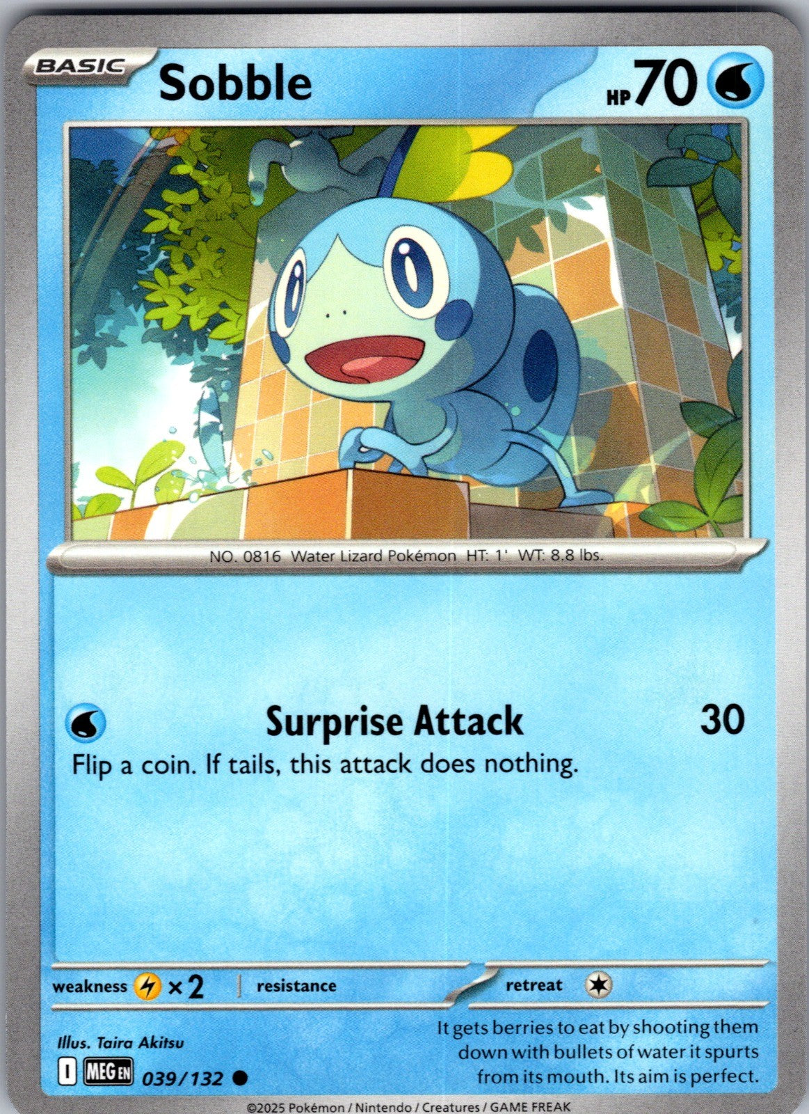 Sobble Common ME01: Mega Evolution 039/132 LP