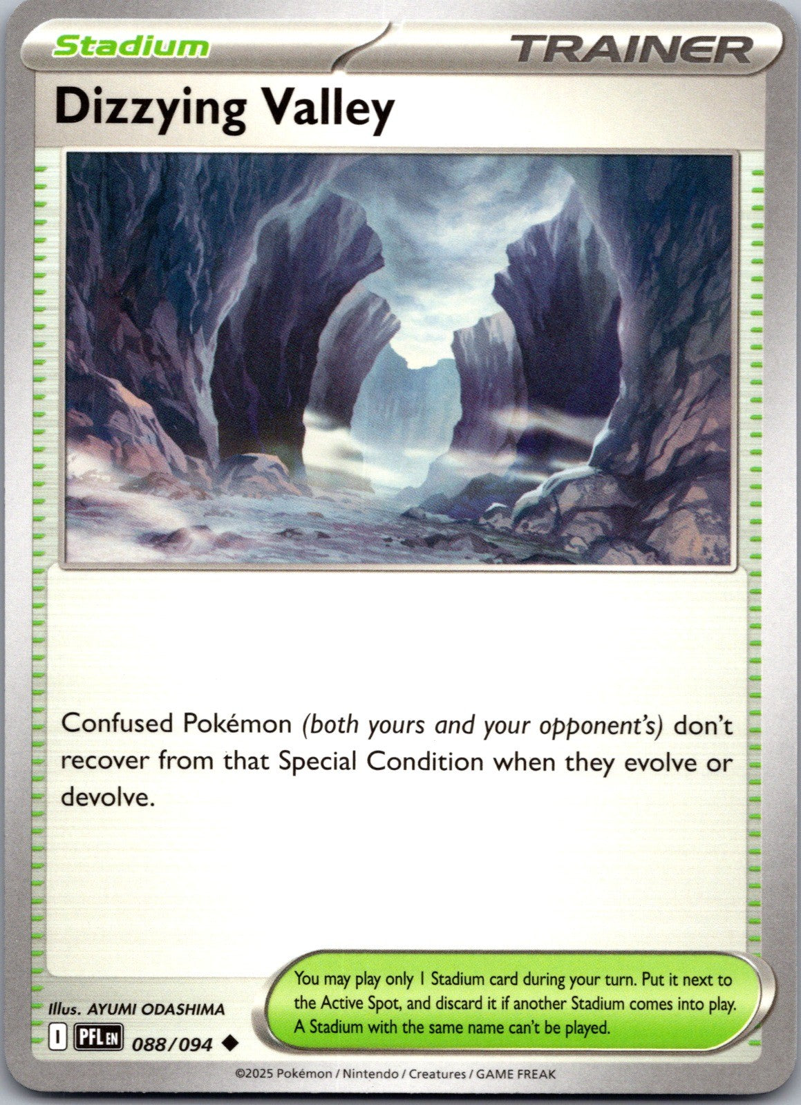 Dizzying Valley Uncommon ME02: Phantasmal Flames 088/094 LP
