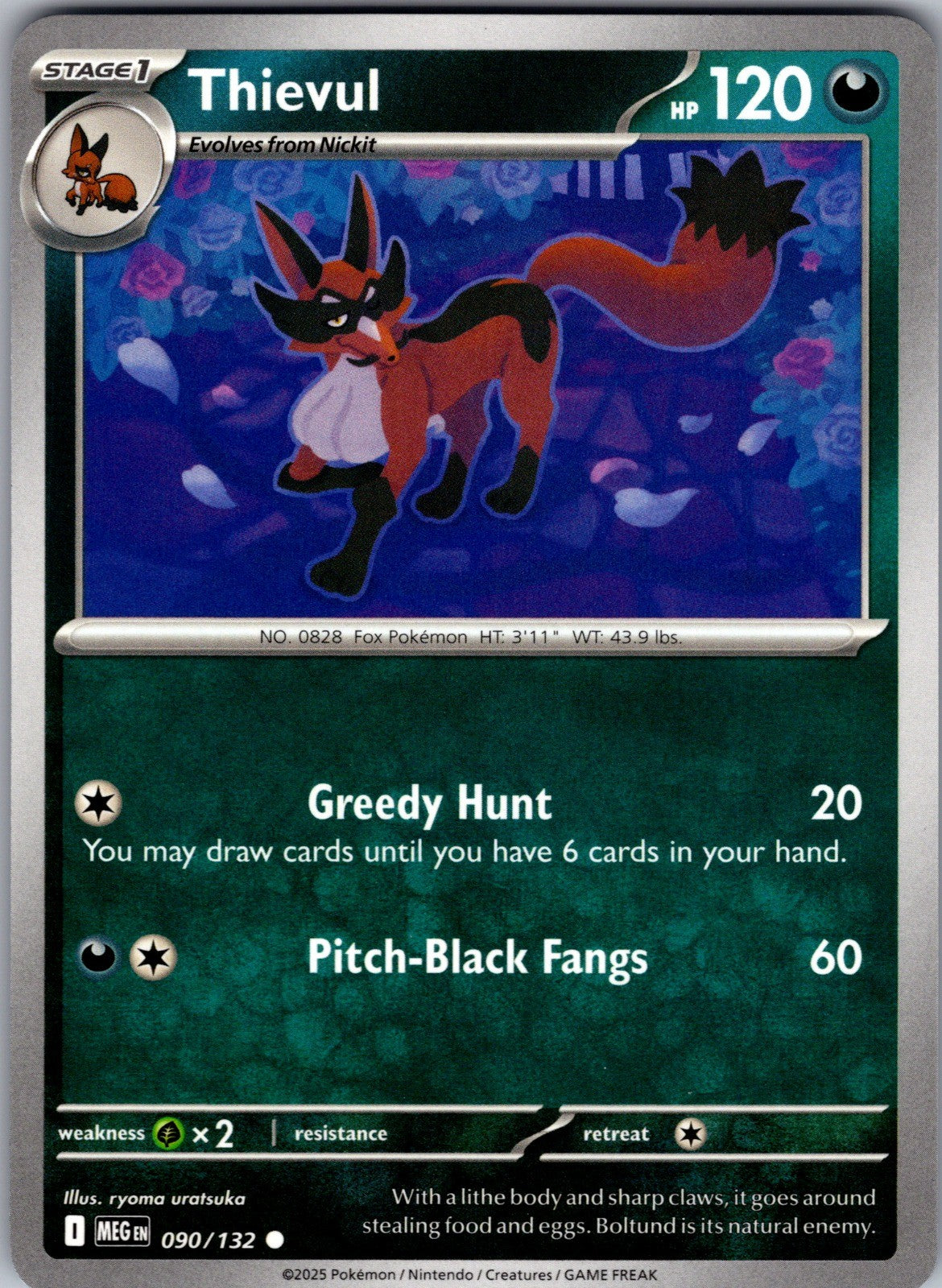 Thievul Common ME01: Mega Evolution 090/132 LP