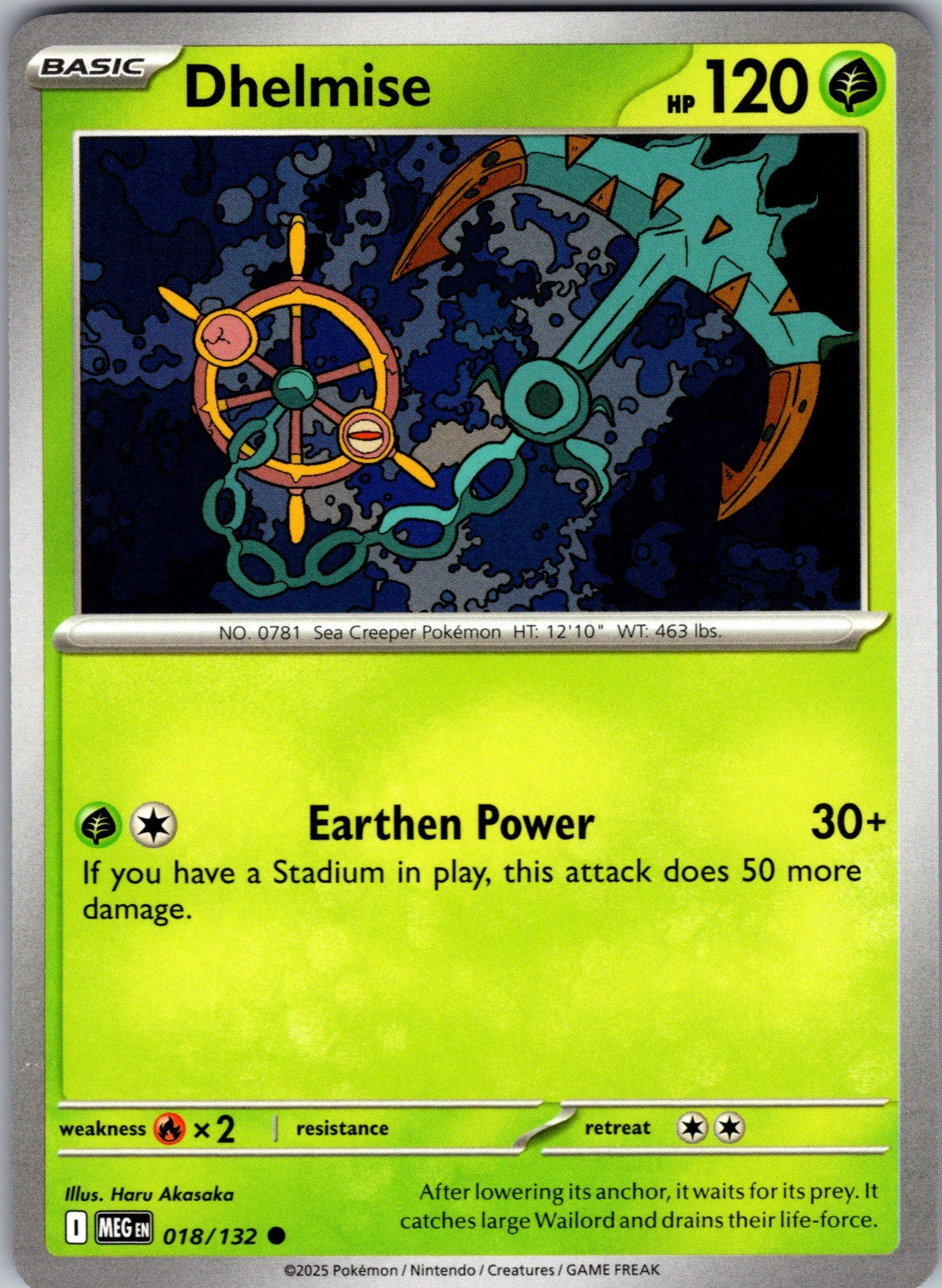 Dhelmise Common ME01: Mega Evolution 018/132 LP