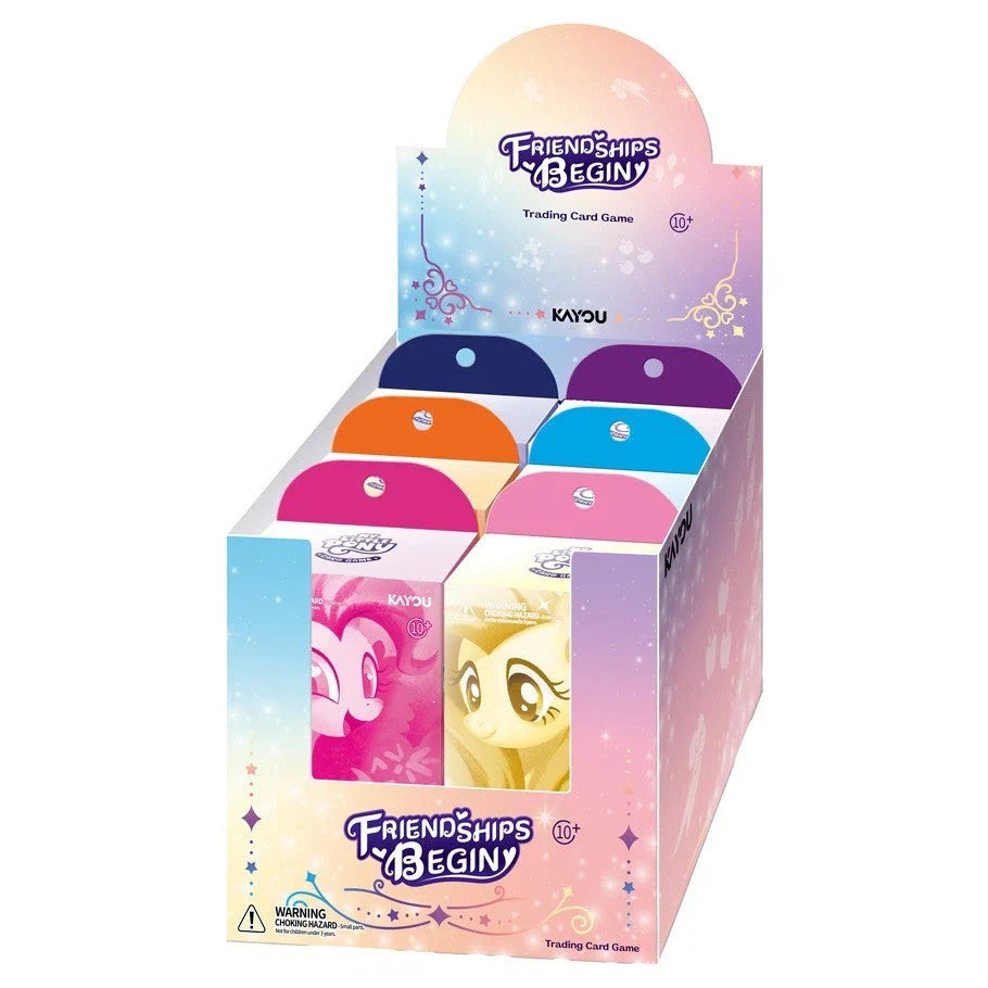 My Little Pony TCG Friendships Begin Starter Deck Set Display