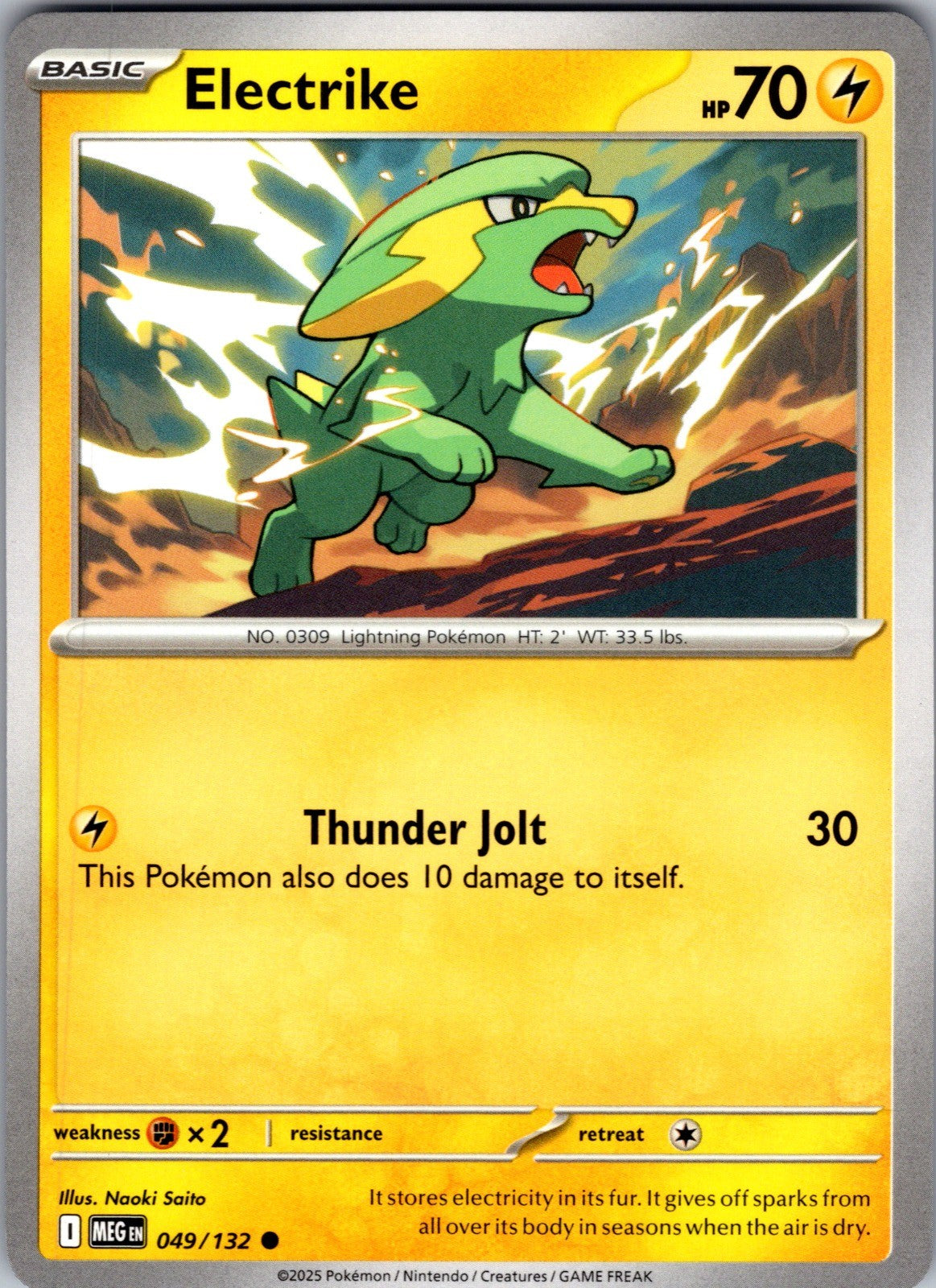Electrike Common ME01: Mega Evolution 049/132 LP