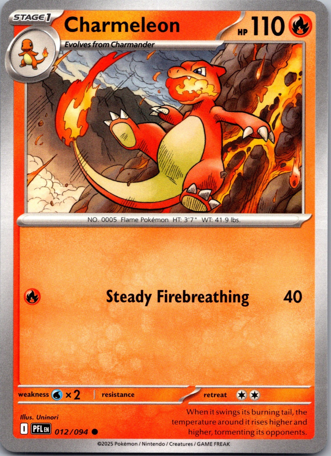 Charmeleon Common ME02: Phantasmal Flames 012/094 LP