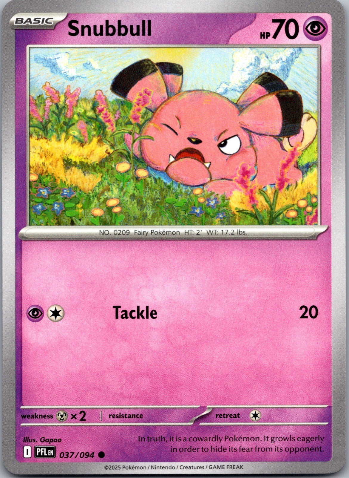 Snubbull Common ME02: Phantasmal Flames 037/094 LP