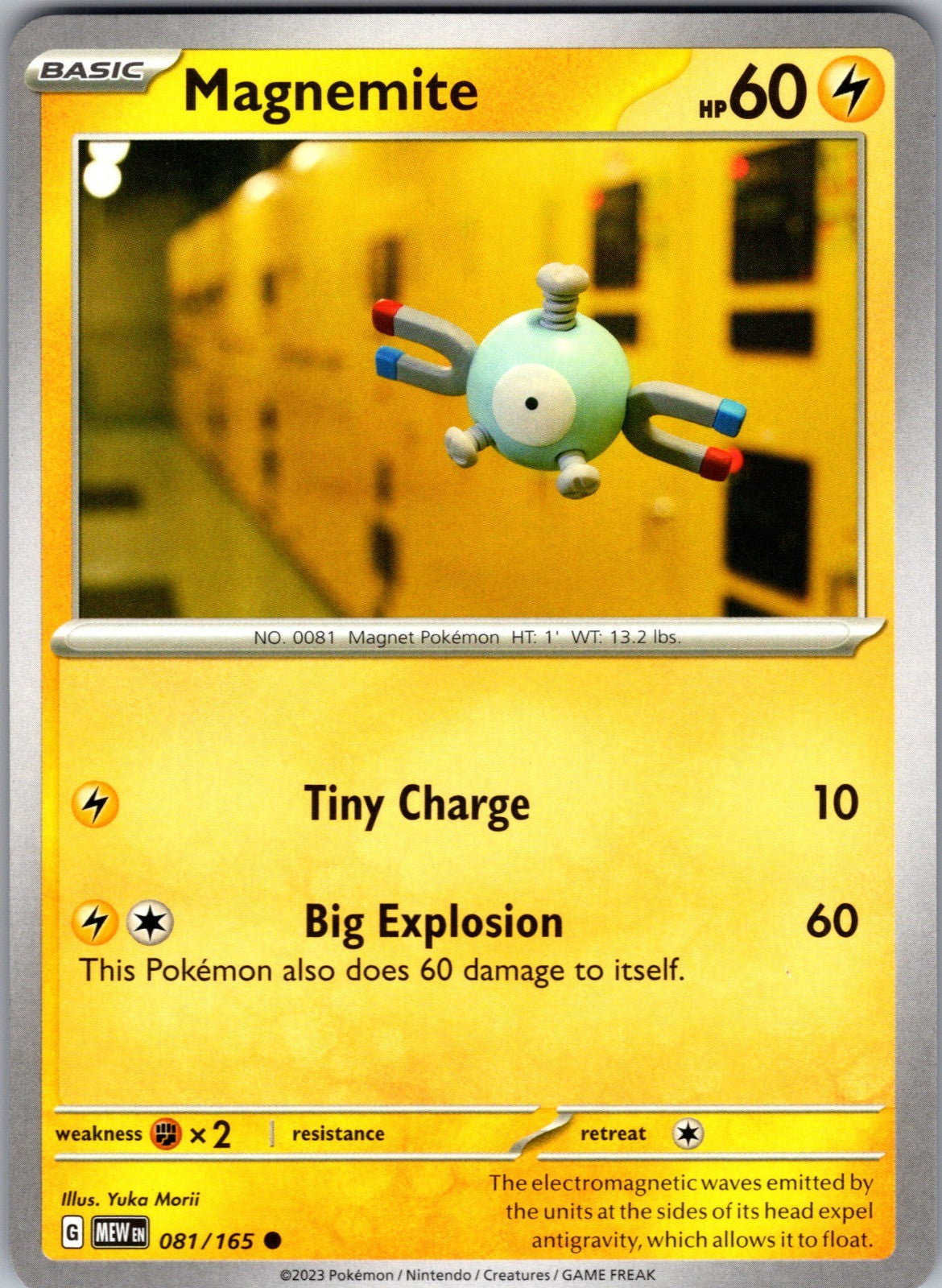 Magnemite Common SV: Scarlet & Violet 151 081/165 LP