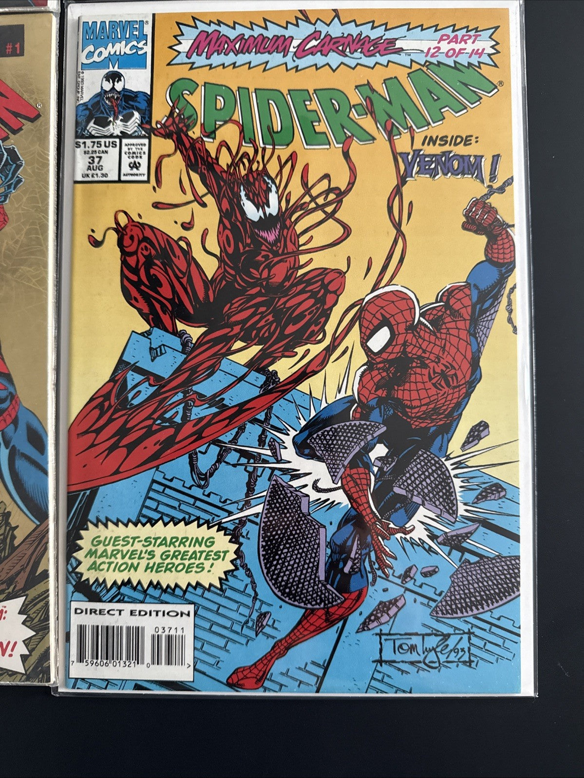 Spider-Man and Venom keys and popular covers. Mixed conditions