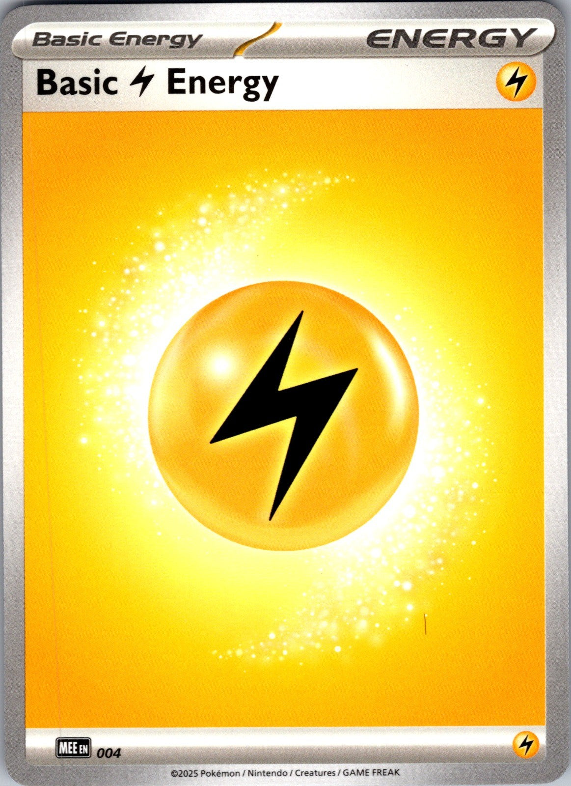 Basic Lightning Energy - 004 Common MEE: Mega Evolution Energies 4 LP