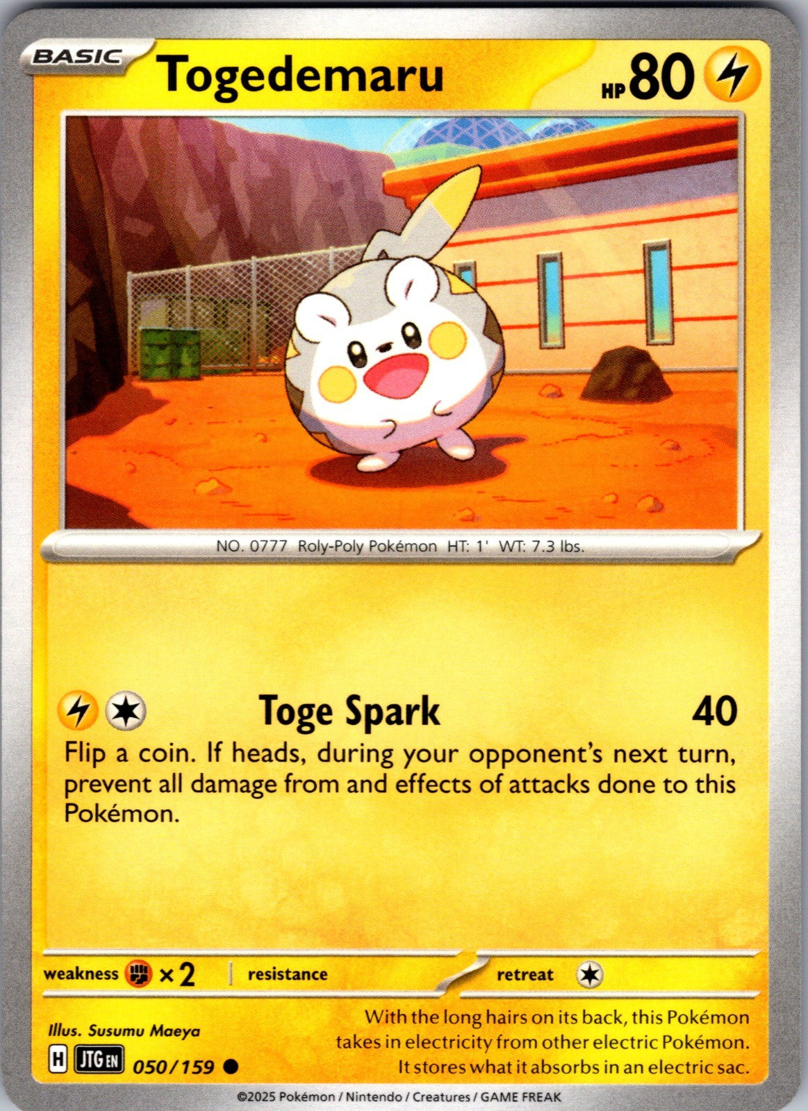 Togedemaru Common SV09: Journey Together 050/159 LP