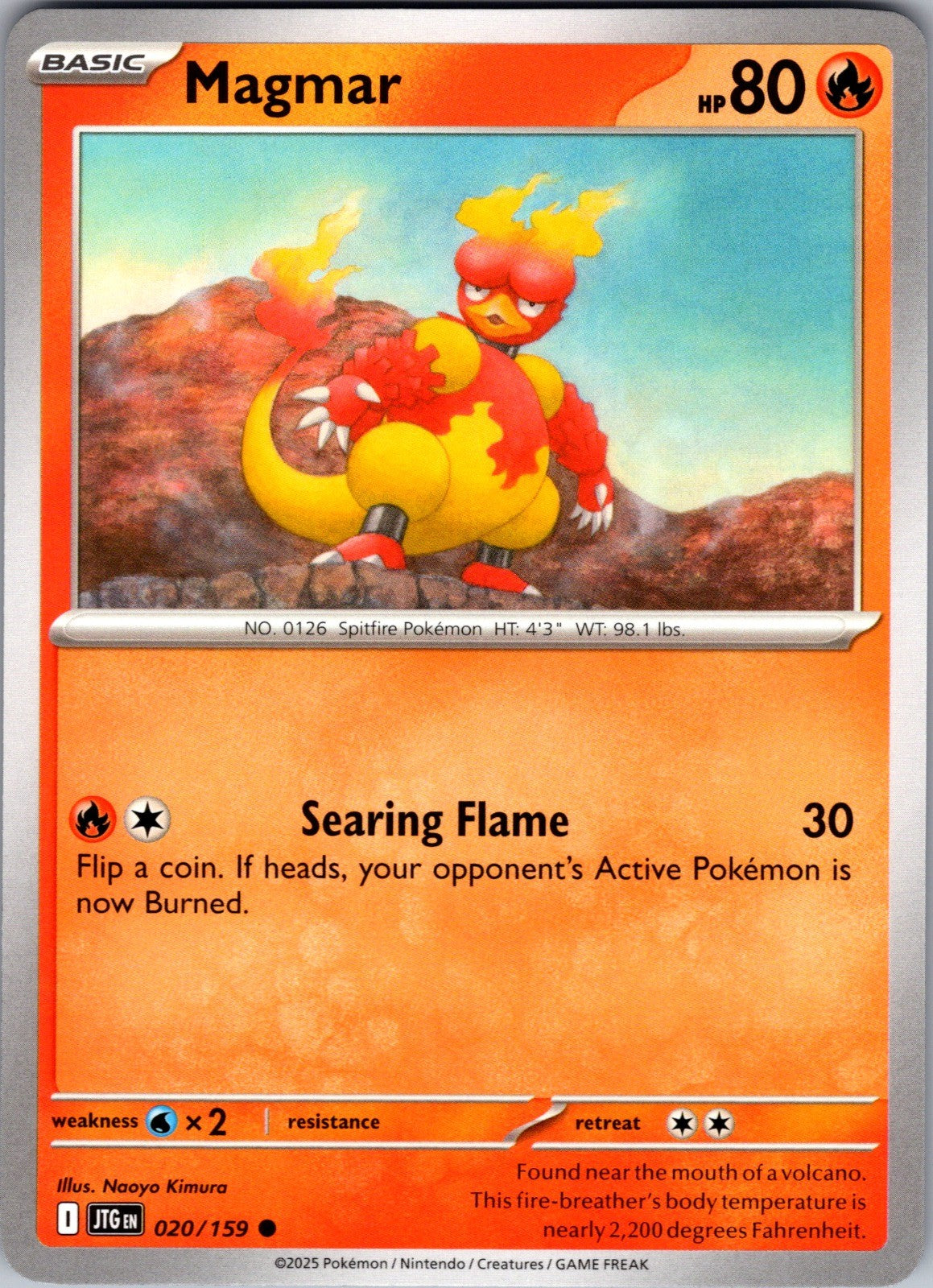Magmar Common SV09: Journey Together 020/159 LP