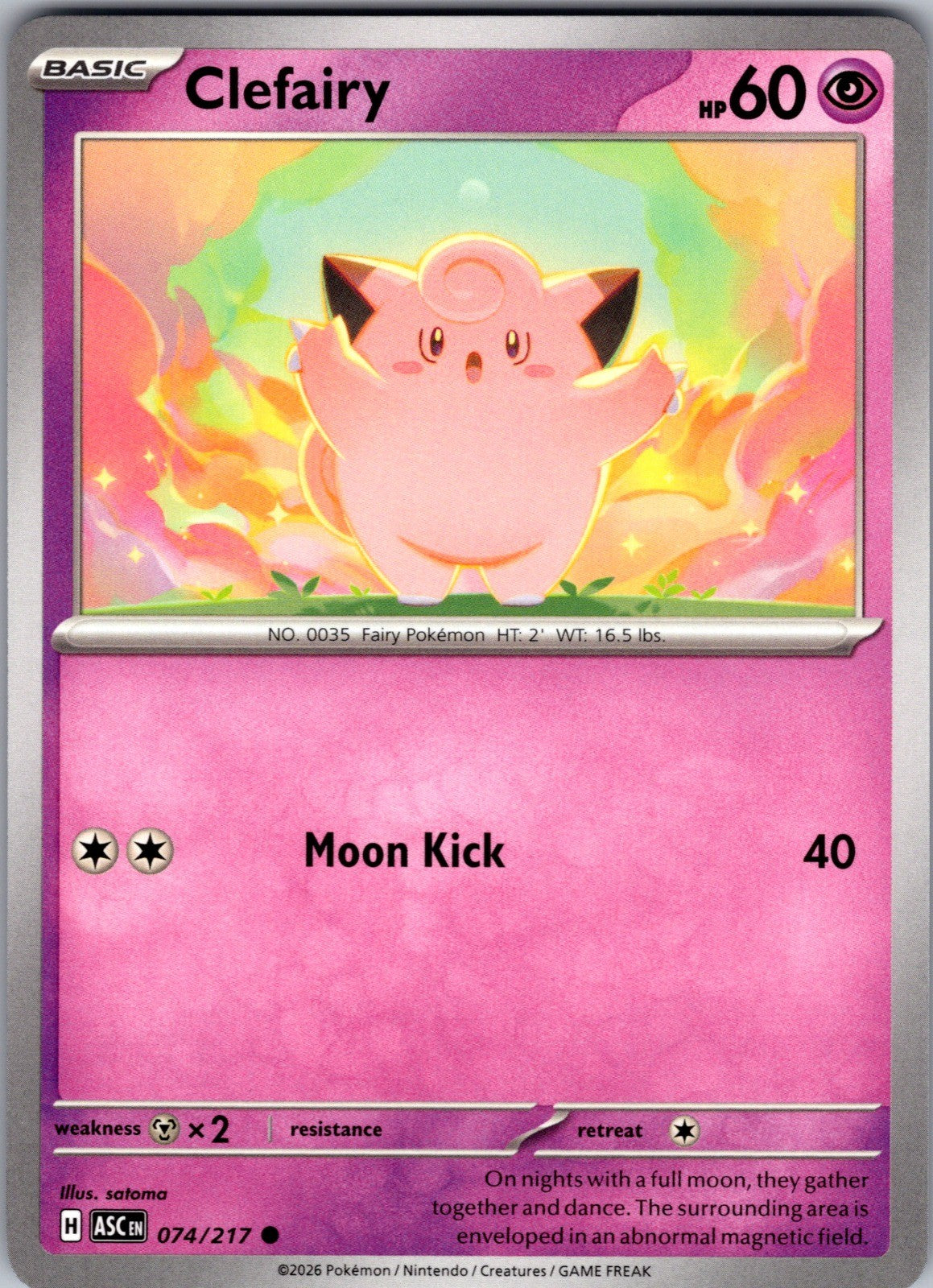 Clefairy Common ME: Ascended Heroes 074/217 LP