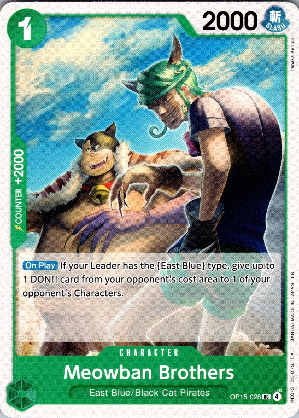 Meowban Brothers UC Adventure on Kami's Island OP15-028 LP