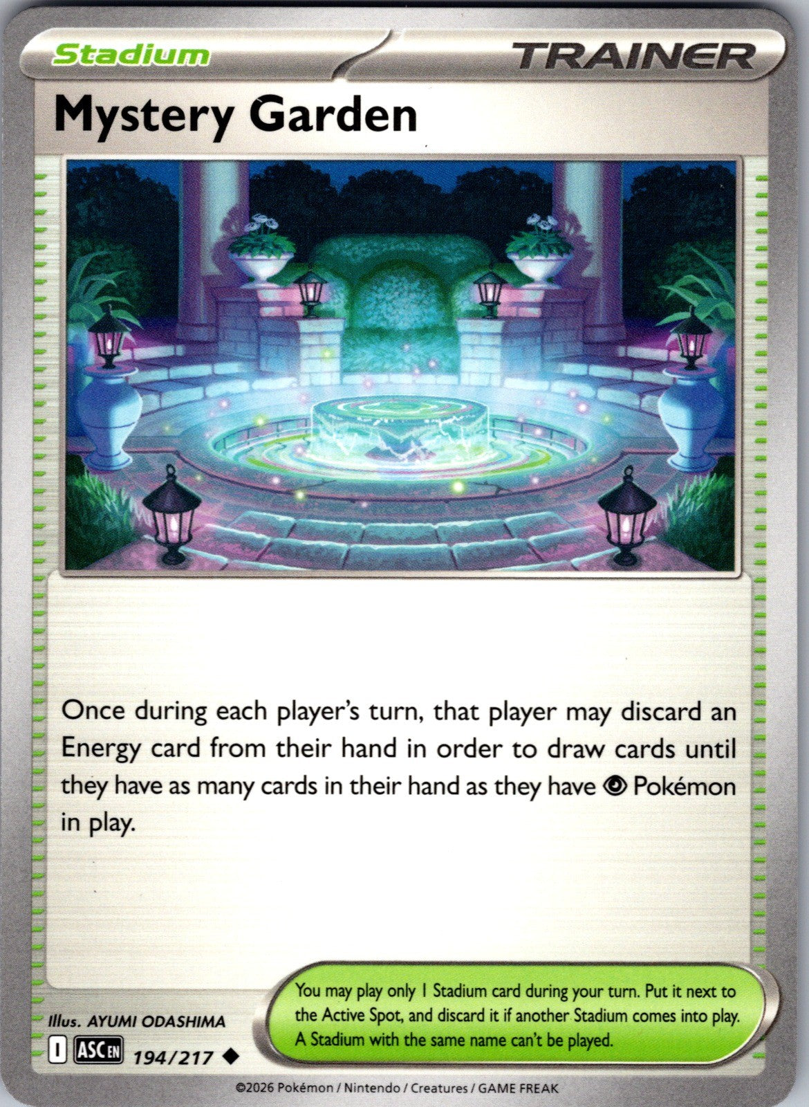 Mystery Garden Uncommon ME: Ascended Heroes 194/217 LP