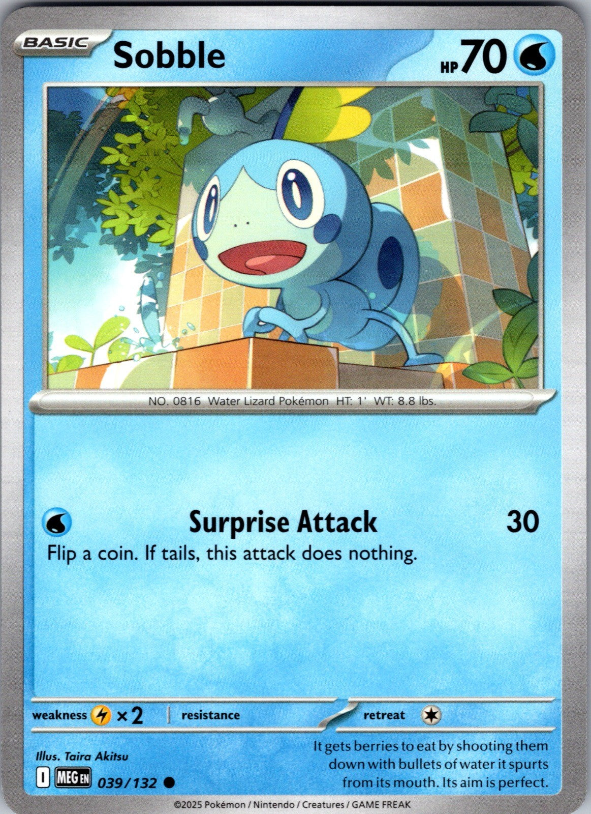 Sobble Common ME01: Mega Evolution 039/132 LP