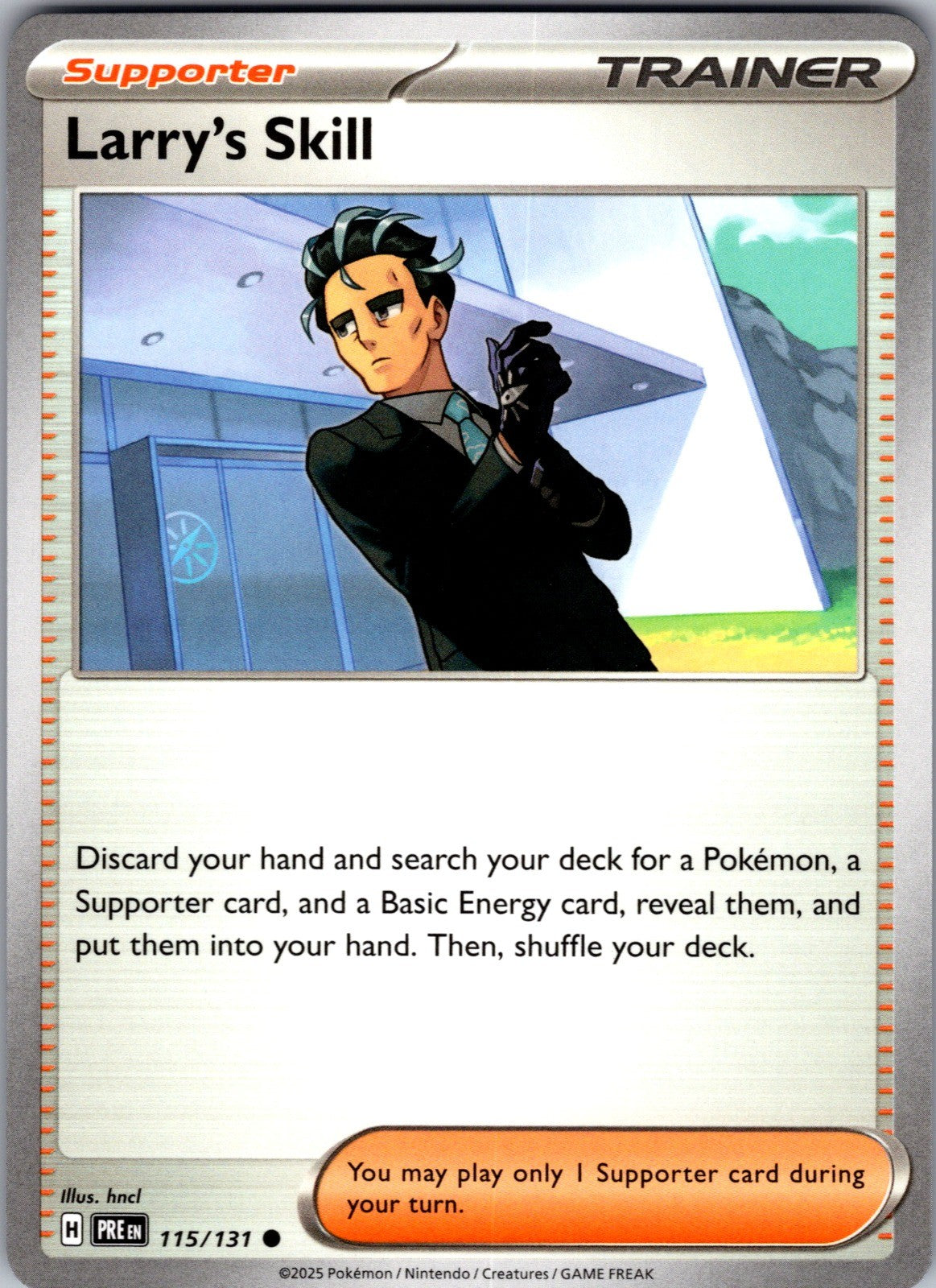 Larry's Skill Common SV: Prismatic Evolutions 115/131 LP