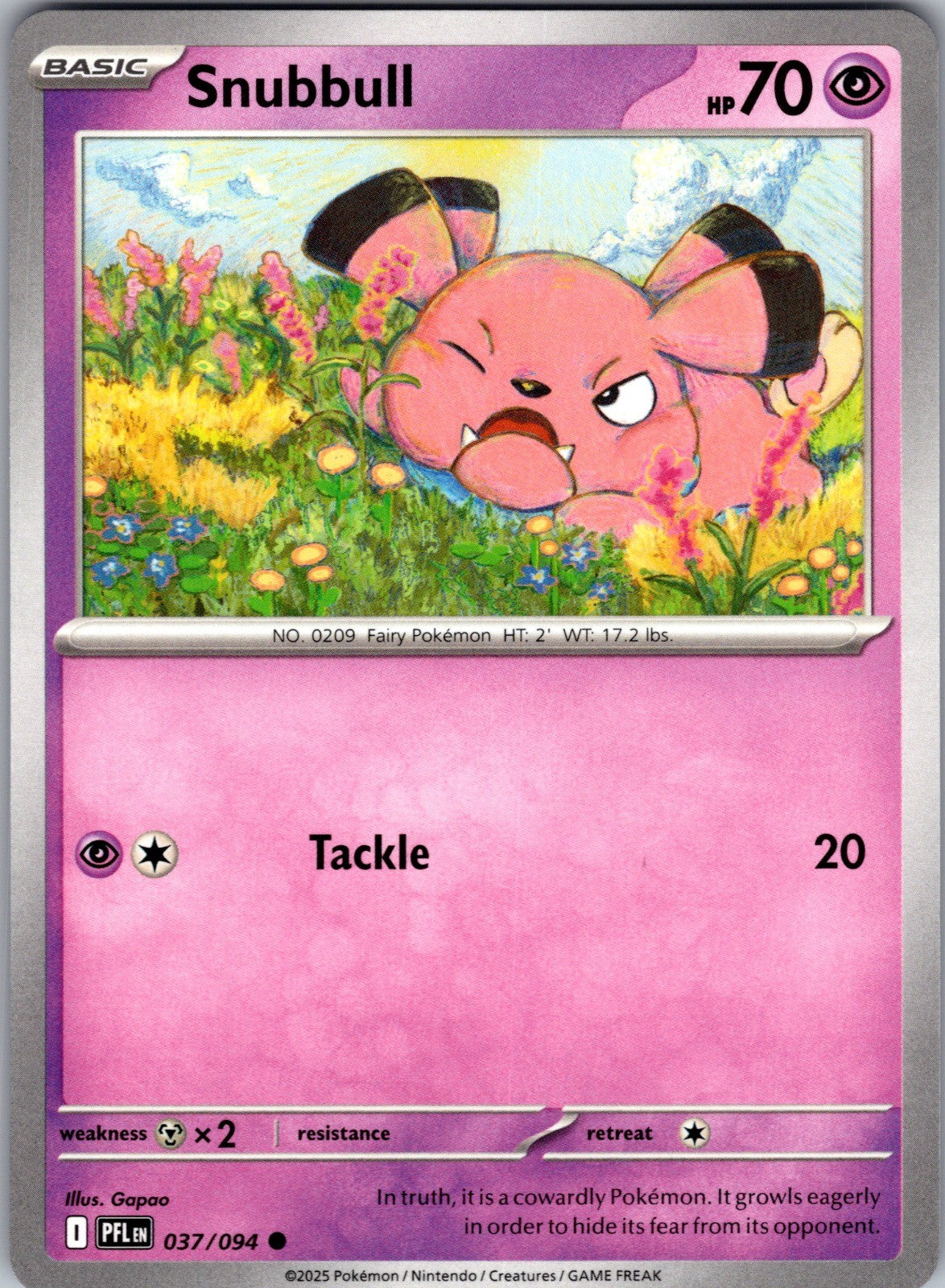 Snubbull Common ME02: Phantasmal Flames 037/094 LP