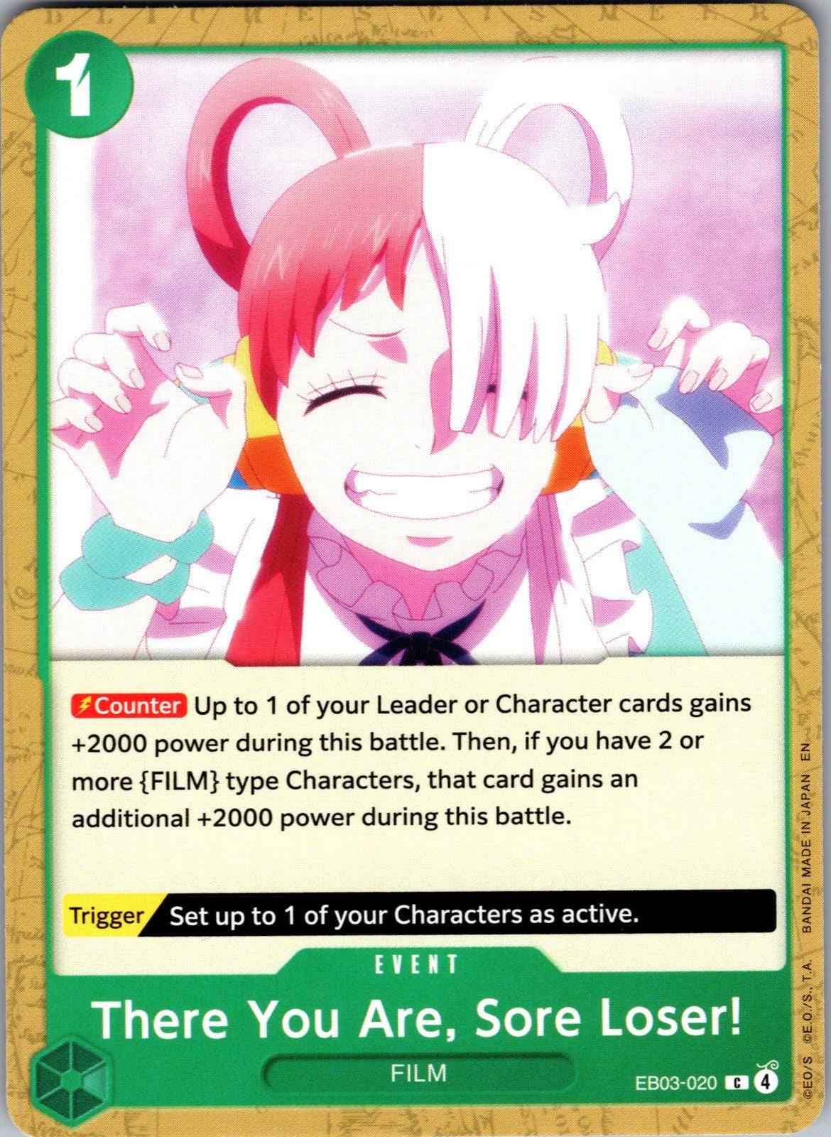 There You Are, Sore Loser! C Extra Booster: One Piece Heroines Edition EB03-020