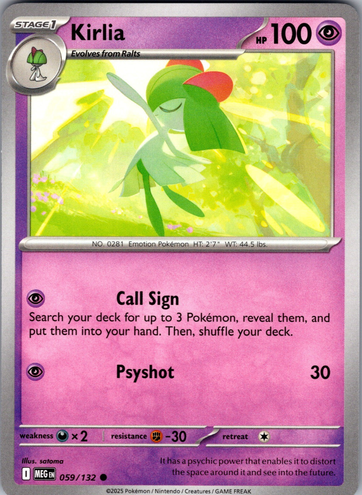 Kirlia Common ME: Ascended Heroes 088/217 LP