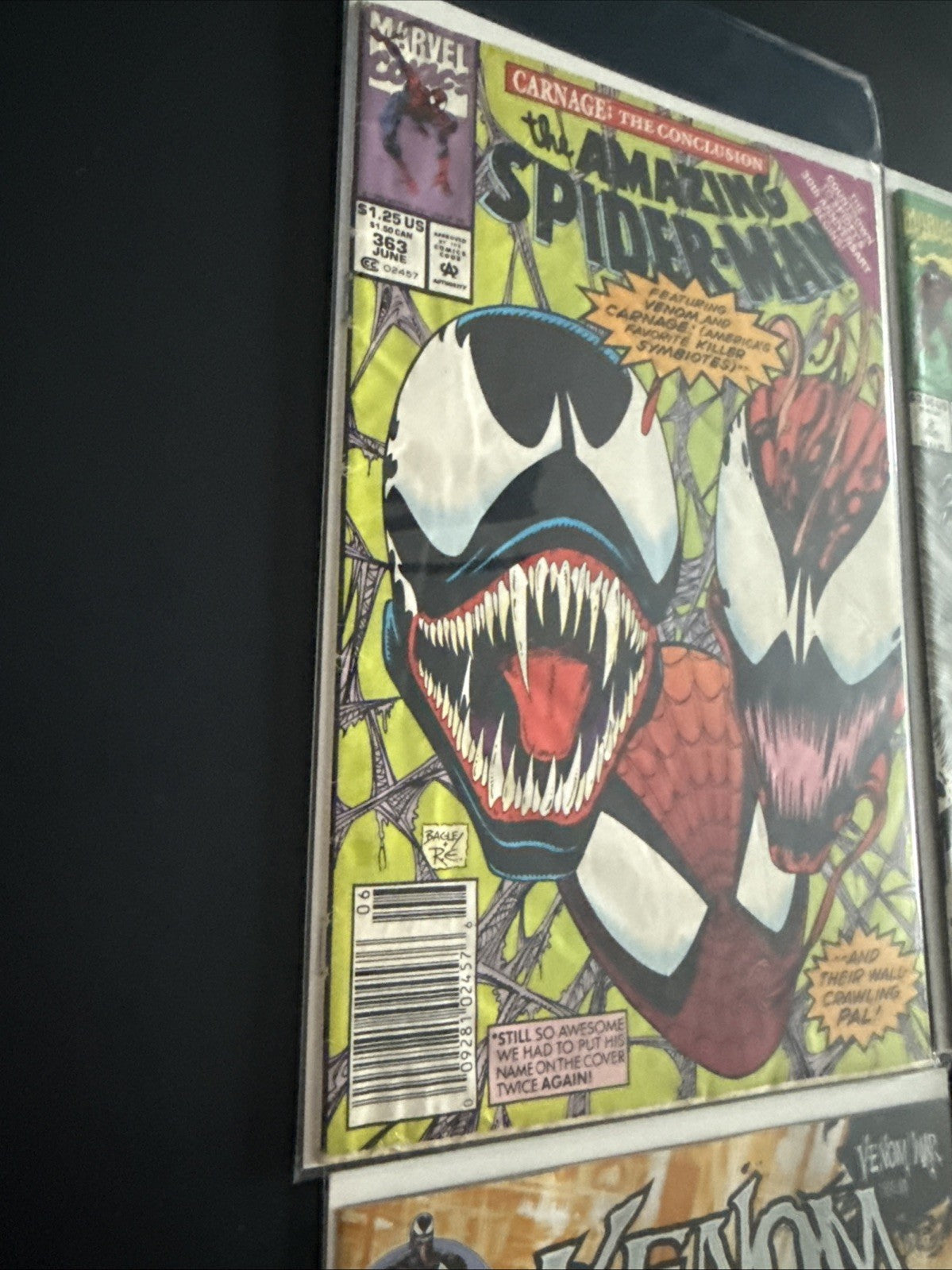 Spider-Man and Venom keys and popular covers. Mixed conditions