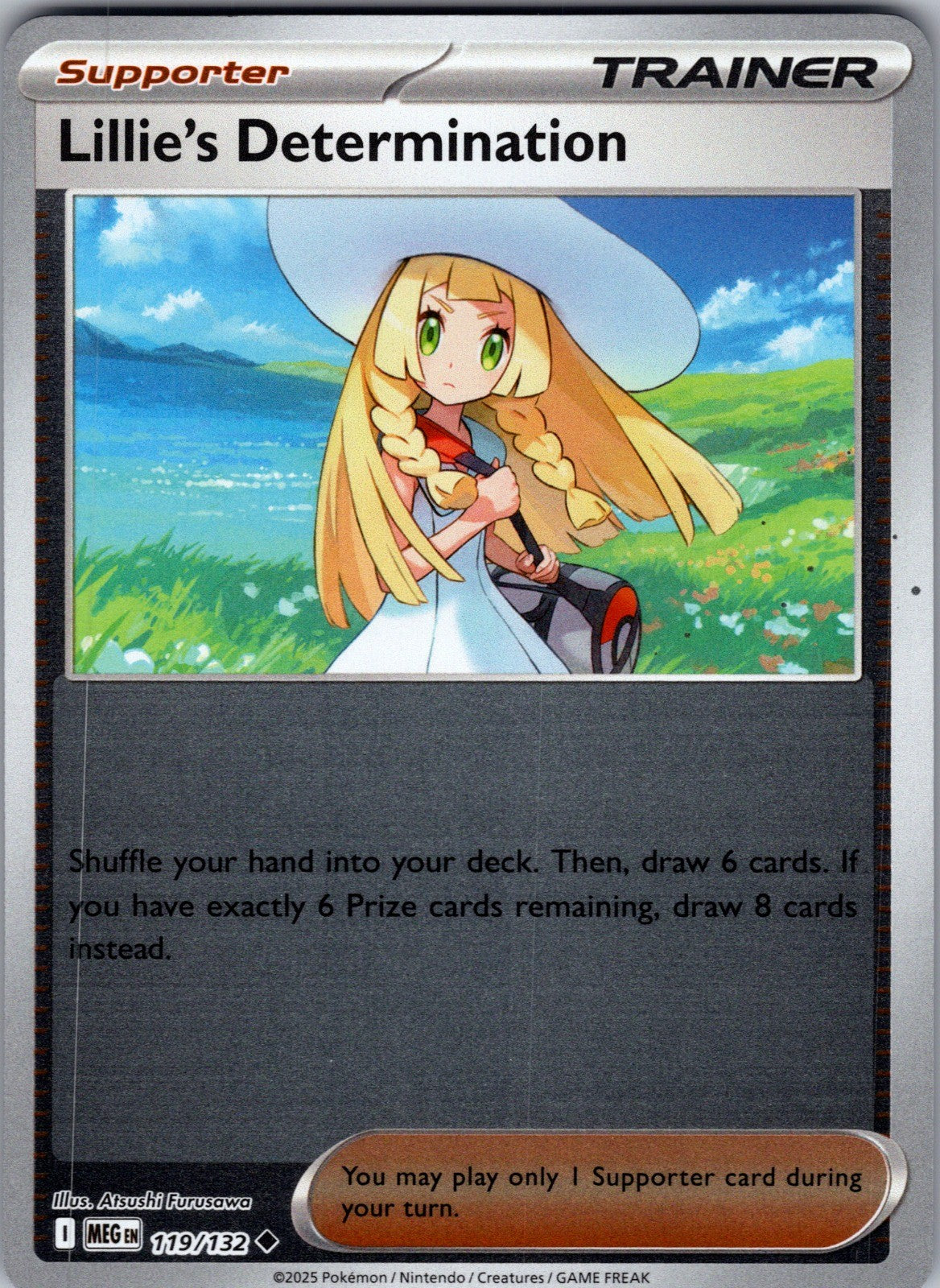 Lillie's Determination Reverse Holo Uncommon ME: Ascended Heroes 192/217 LP