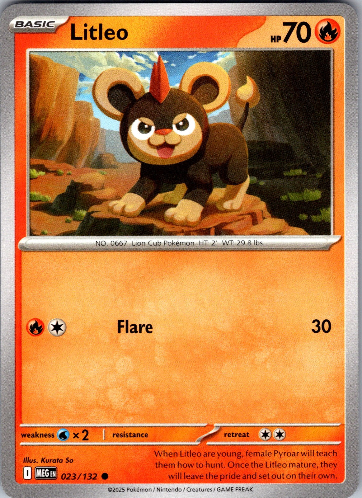 Litleo Common ME01: Mega Evolution 023/132 LP