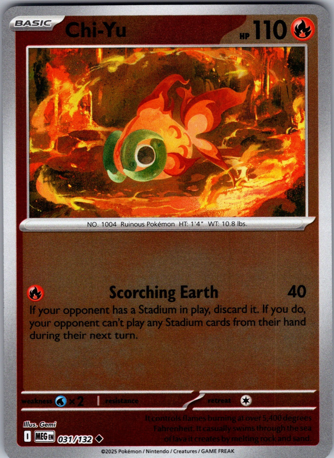 Chi-Yu Uncommon ME01: Mega Evolution 031/132 LP