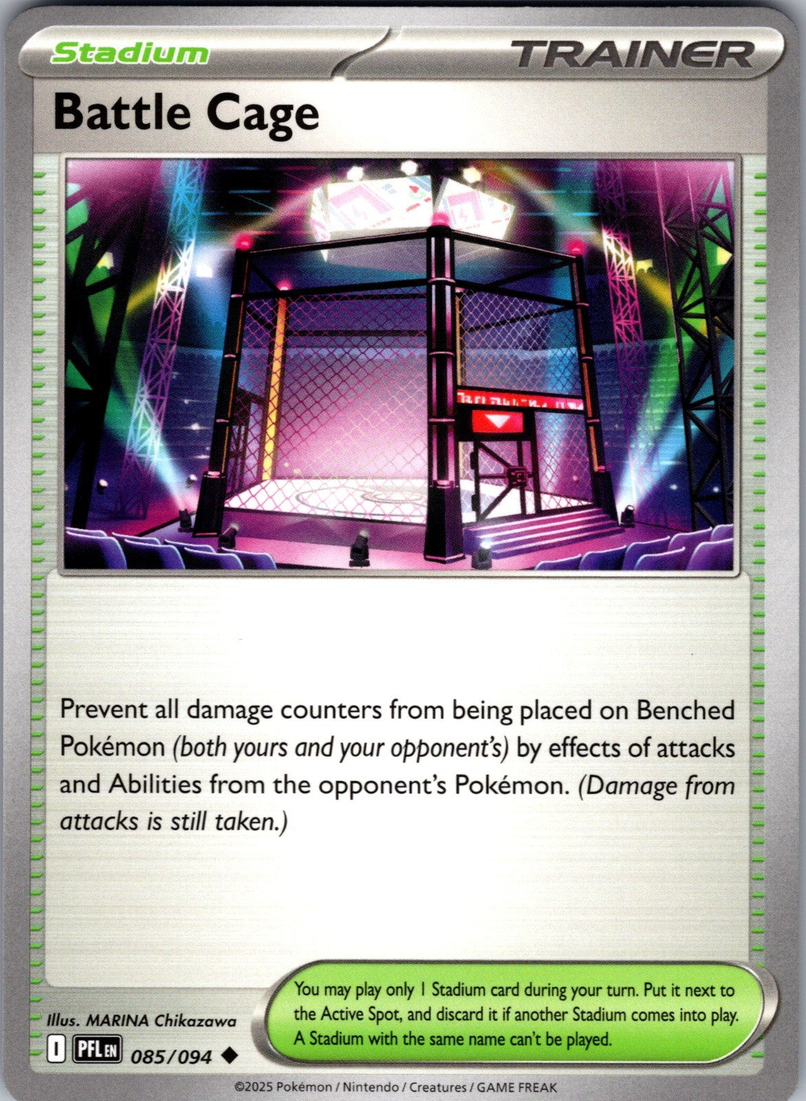 Battle Cage Uncommon ME02: Phantasmal Flames 085/094 LP