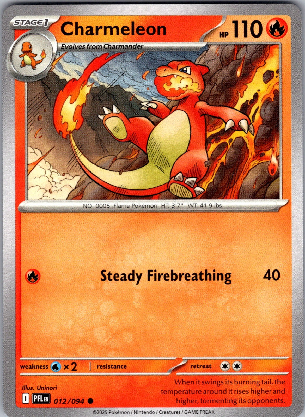Charmeleon Common ME02: Phantasmal Flames 012/094 LP