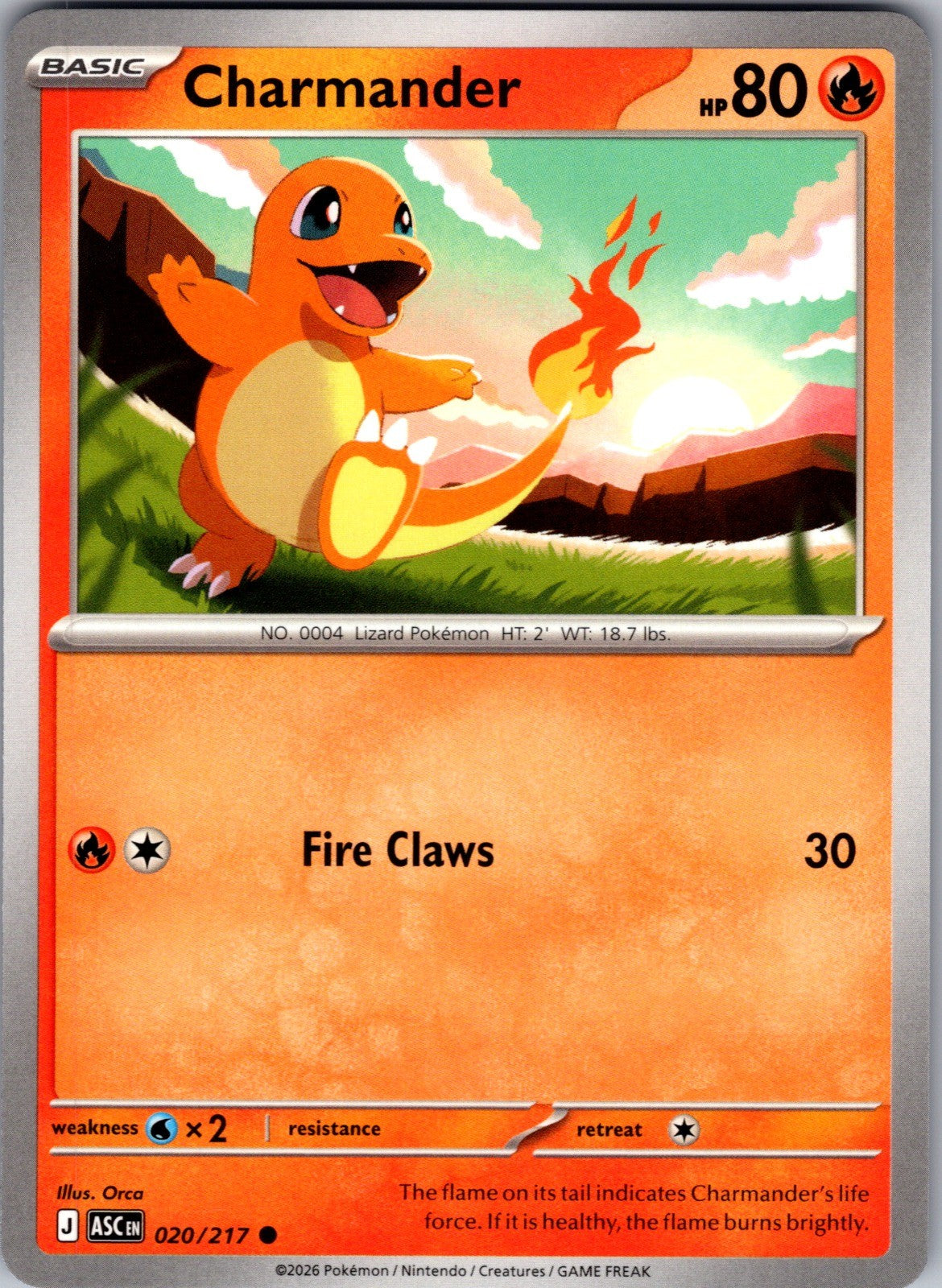 Charmander Common ME: Ascended Heroes 020/217 LP