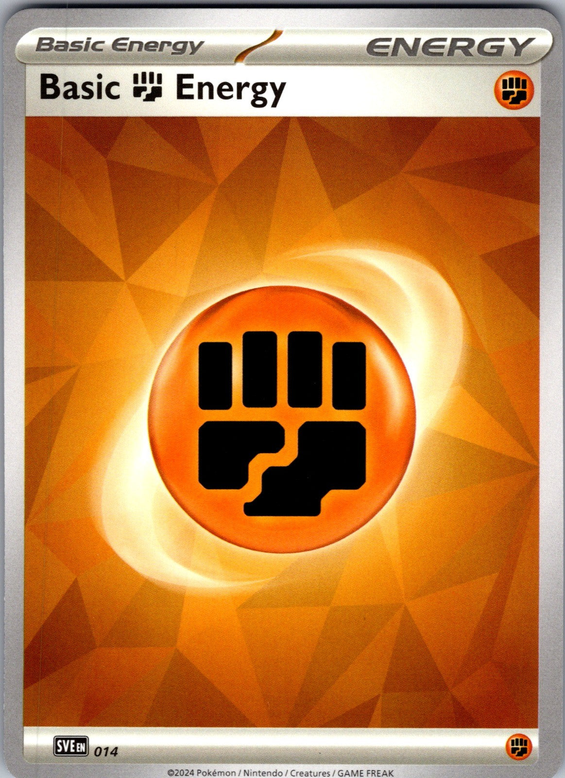 Basic Fighting Energy Common SVE: Scarlet & Violet Energies 014 LP