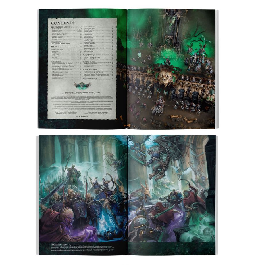 Death Battletome: Ossiarch Bonereapers Warhammer AOS
