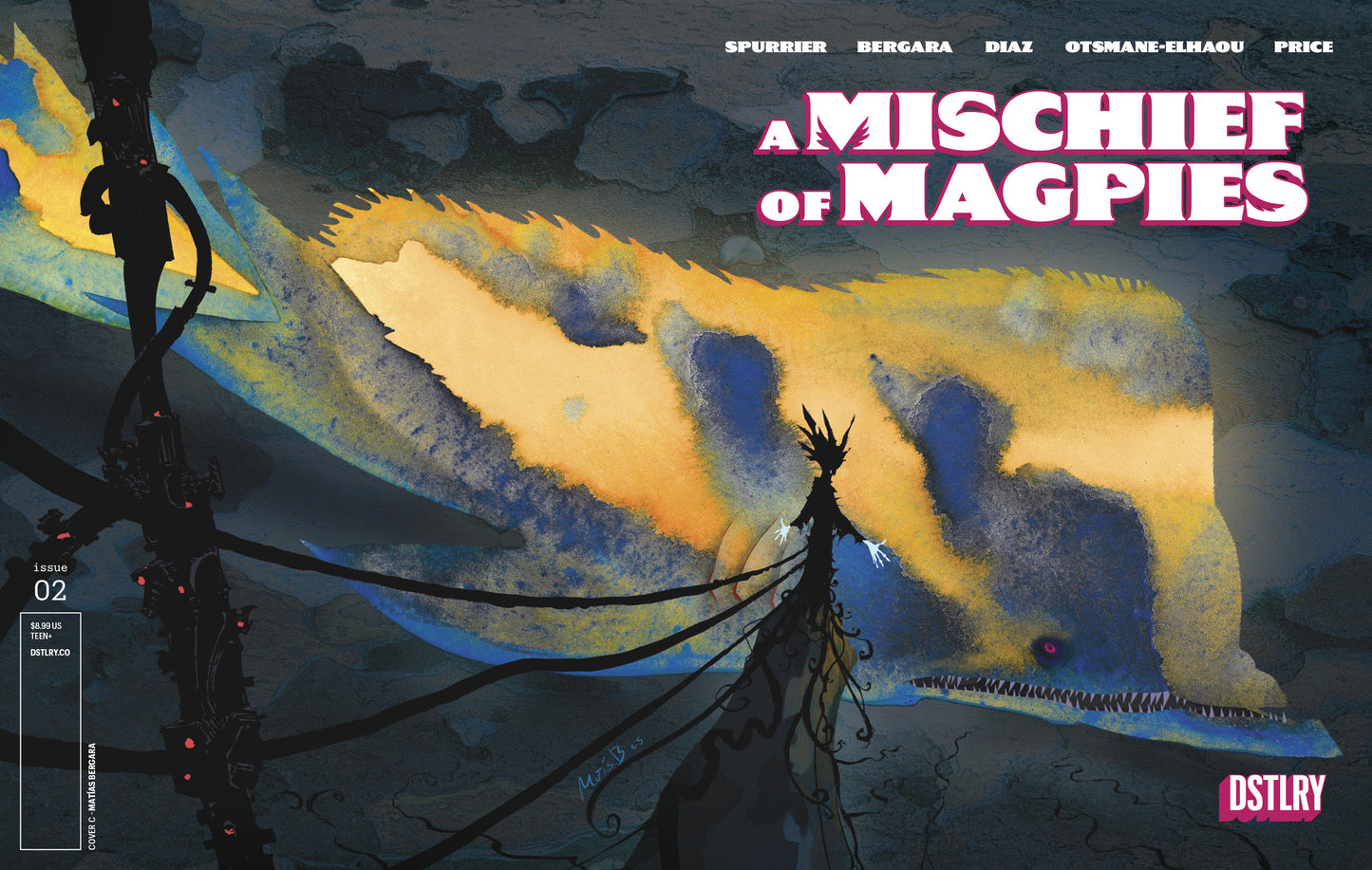 A MISCHIEF OF MAGPIES #2 CVR C MATIAS BERGARA 5 COPY VARIANT FOC July 27, 2026