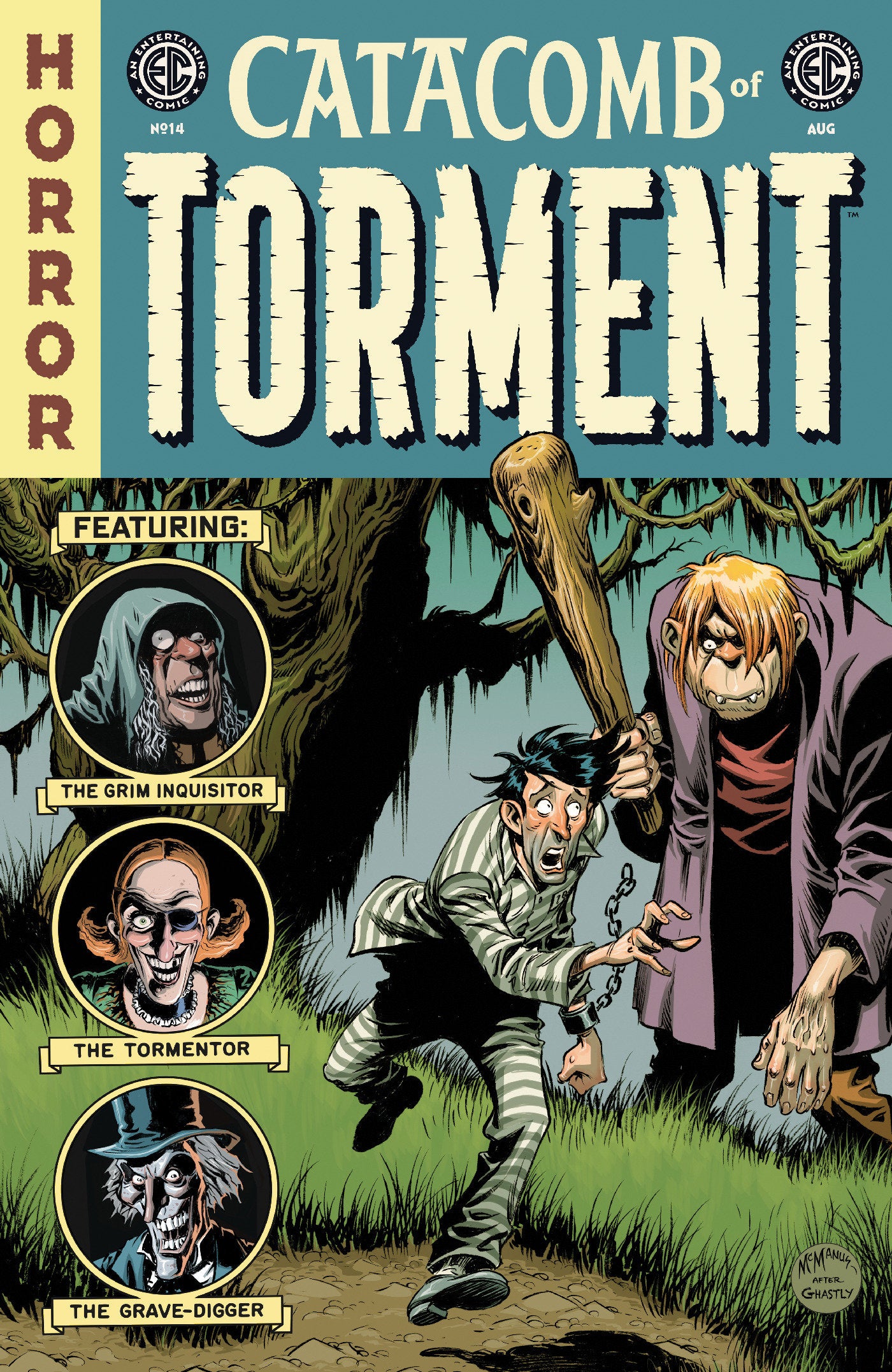 EC CATACOMB OF TORMENT #14 CVR C INC 1:10 SHAWN MCMANUS EC HOMAGE VAR FOC July 20, 2026