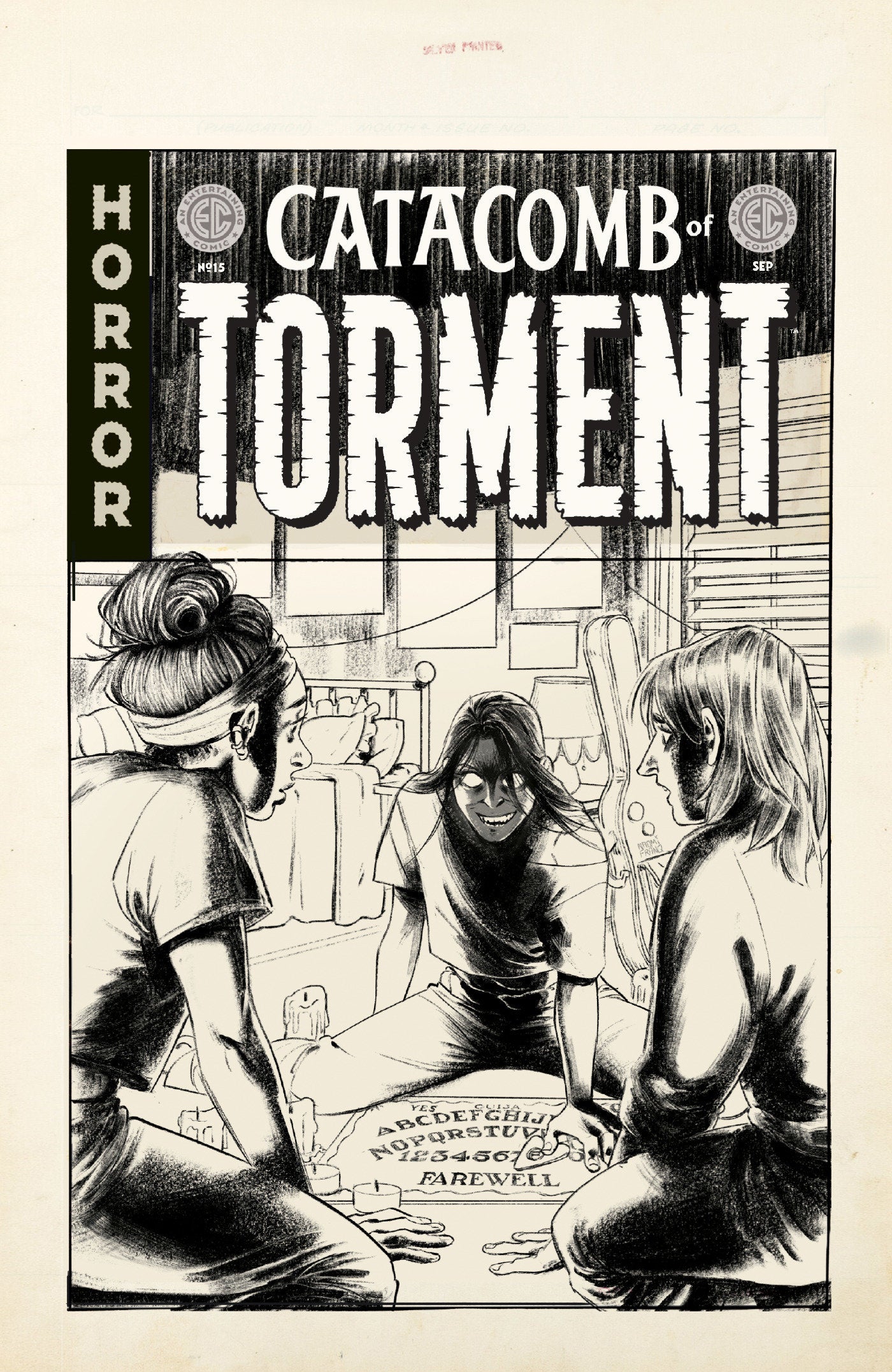 EC CATACOMB OF TORMENT #15 CVR D INC 1:20 NAOMI FRANQ B&W ARTIST EDITION VAR FOC August 10, 2026