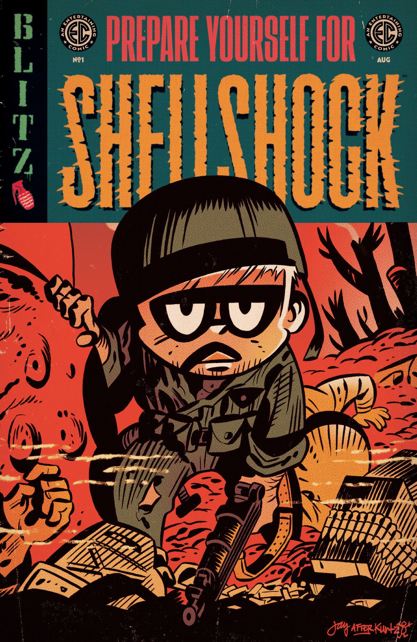 EC SHELLSHOCK #1 CVR E INC 1:10 JAY STEPHENS EC HOMAGE VAR FOC July 13, 2026