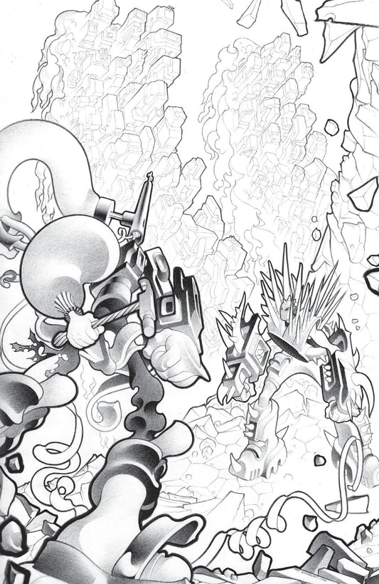 FACELESS AND THE FAMILY MAZE OF THE MECHANICAL ALIENS #2 CVR C INC 1:10 MATT LESNIEWSKI B&W VAR FOC July 13, 2026