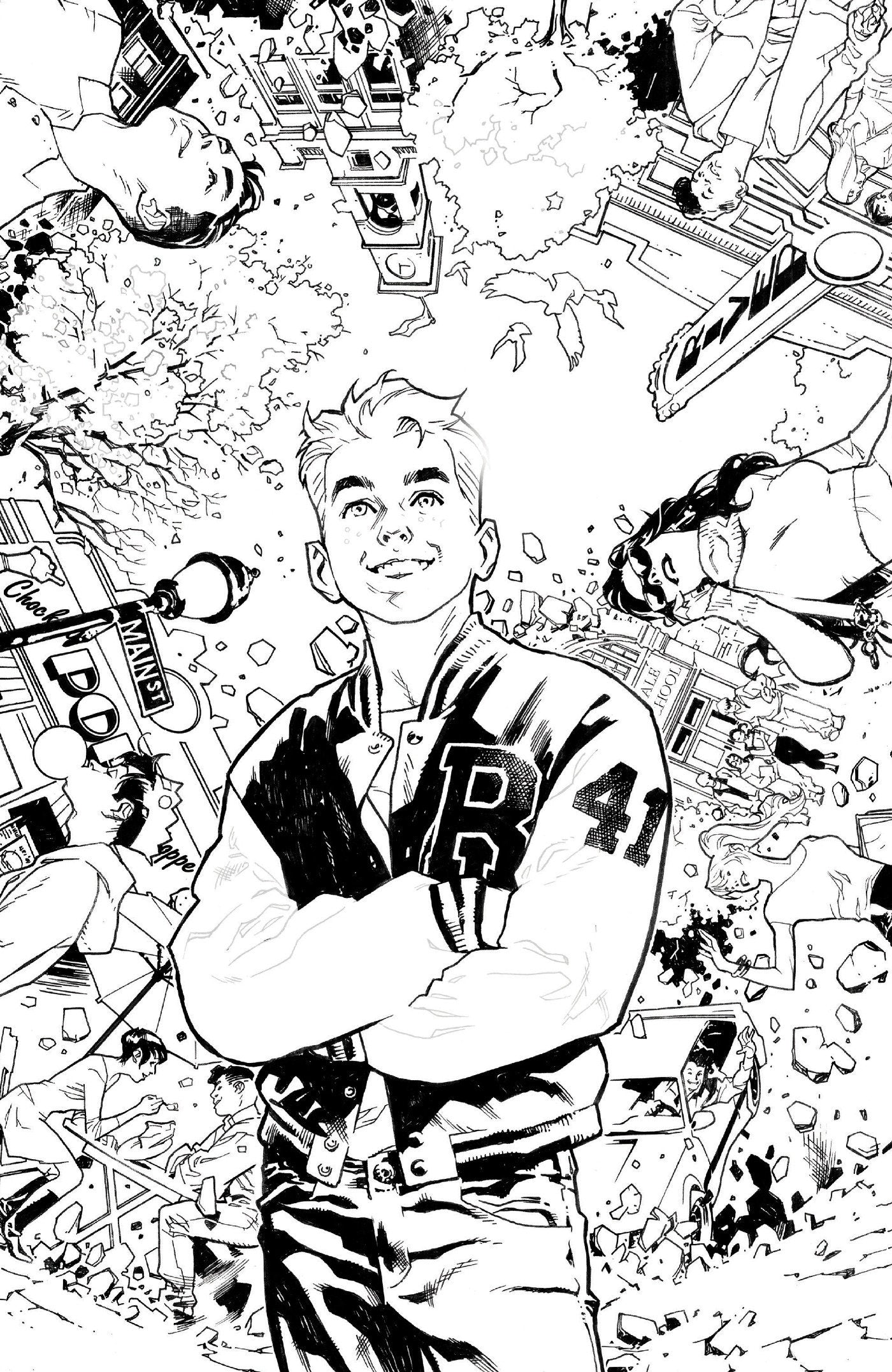 ARCHIE #1 CVR L INC 1:250 STUART IMMONEN B&W VAR FOC July 27, 2026