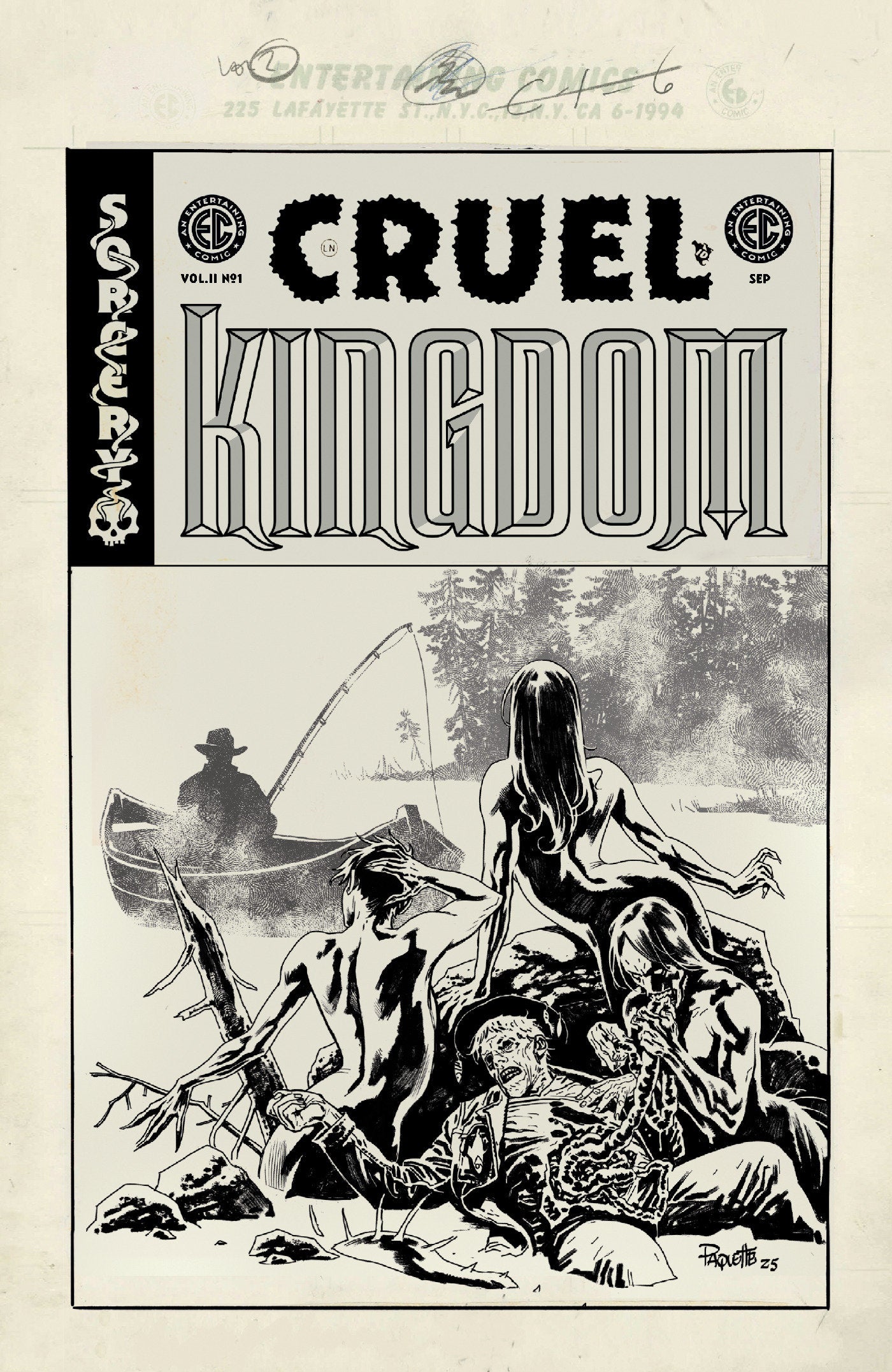 EC CRUEL KINGDOM 2 #1 CVR E INC 1:20 YANICK PAQUETTE B&W ARTIST EDITION VAR FOC July 27, 2026