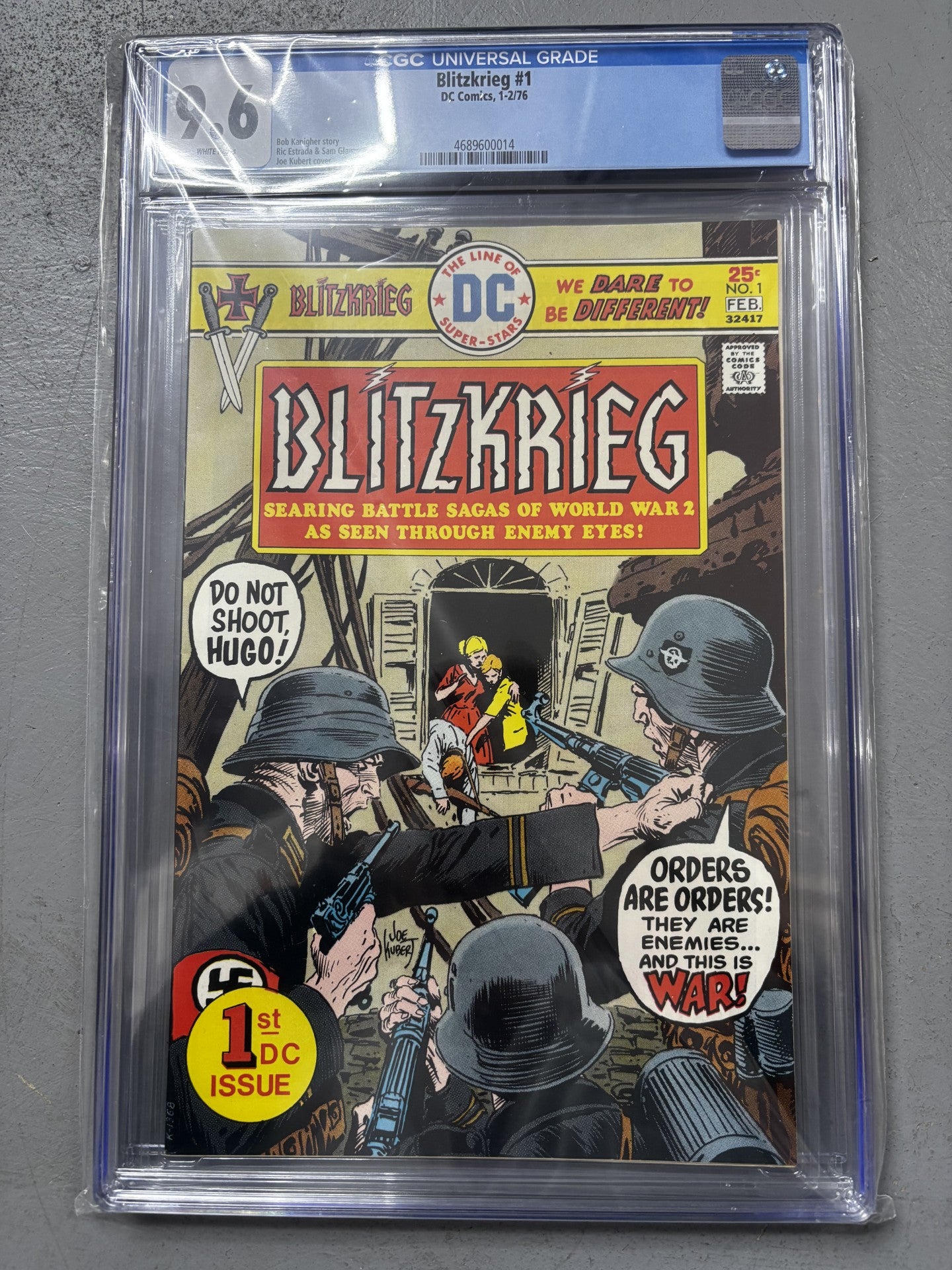 blitzkrieg #1 graded cgc 9.6