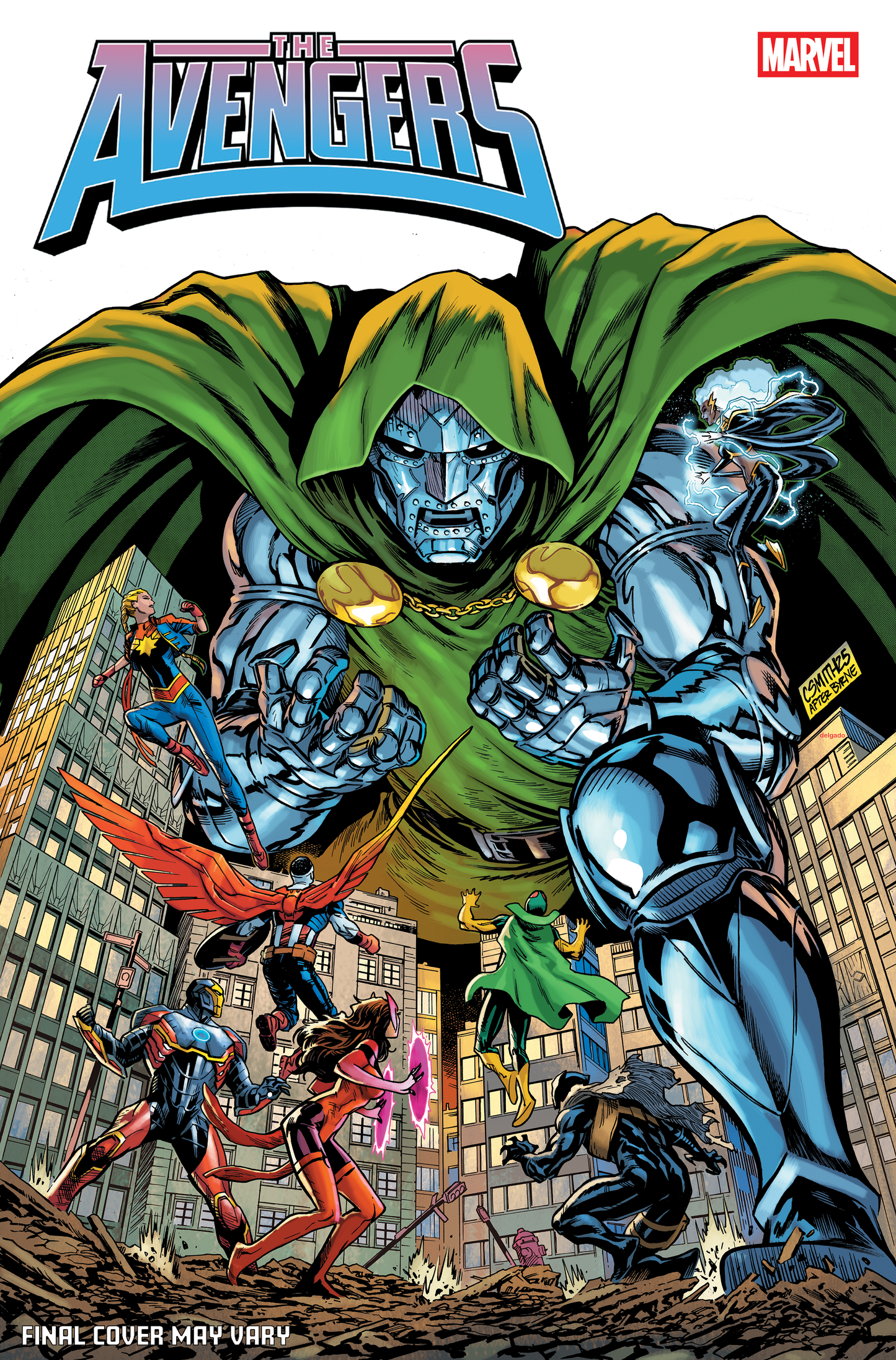 AVENGERS #36 CORY SMITH DOOM HOMAGE VARIANT
