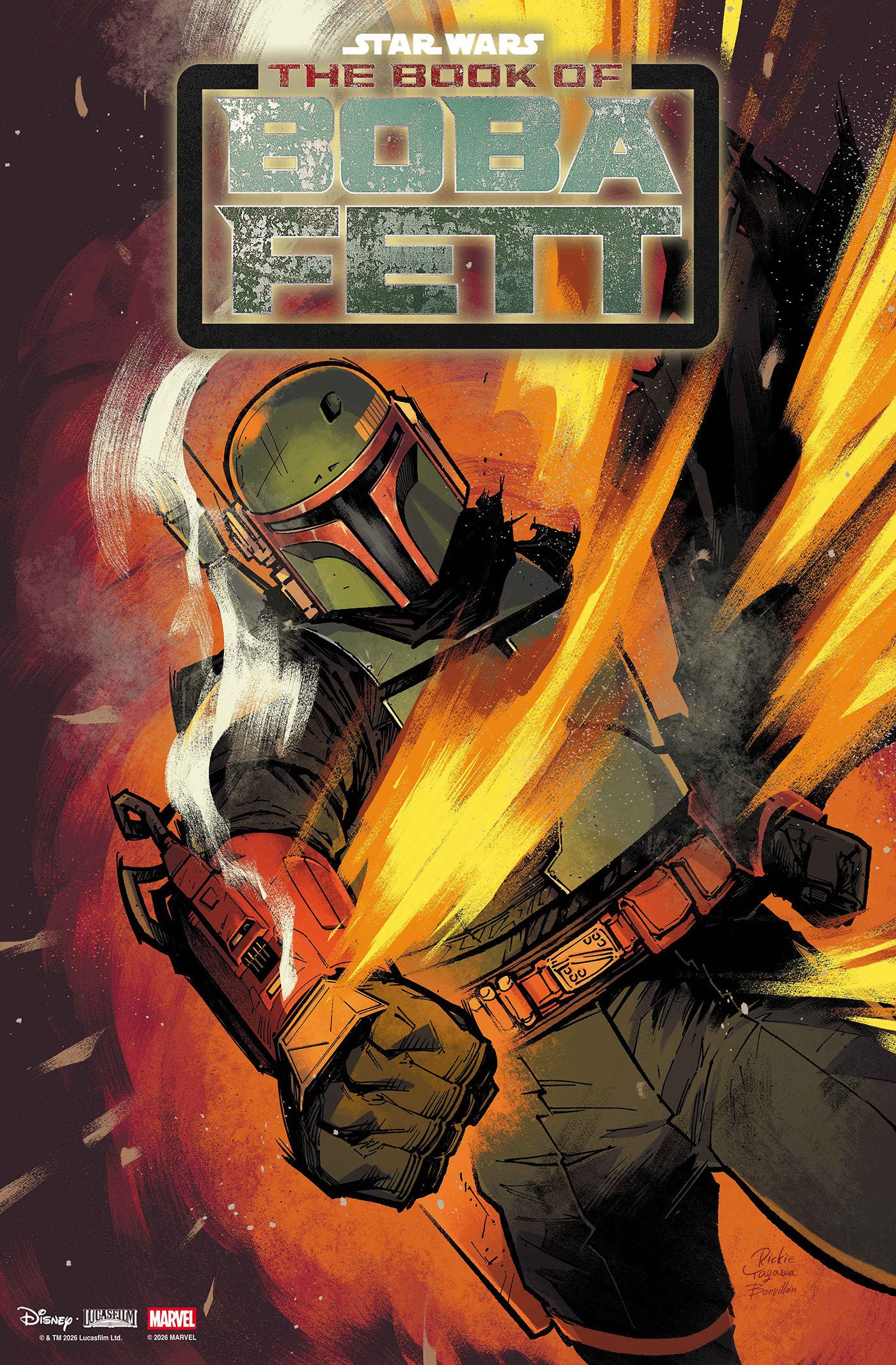 STAR WARS: THE BOOK OF BOBA FETT #1 RICKIE YAGAWA FOIL VARIANT FOC July 27, 2026