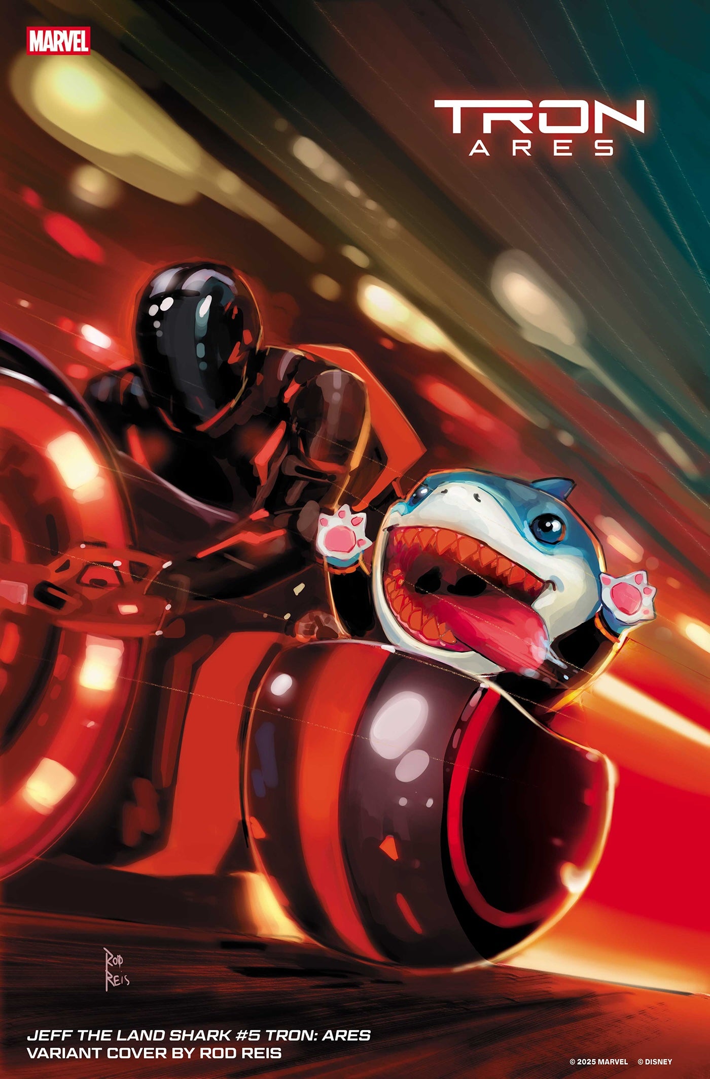 JEFF THE LAND SHARK #5 ROD REIS TRON: ARES VARIANT