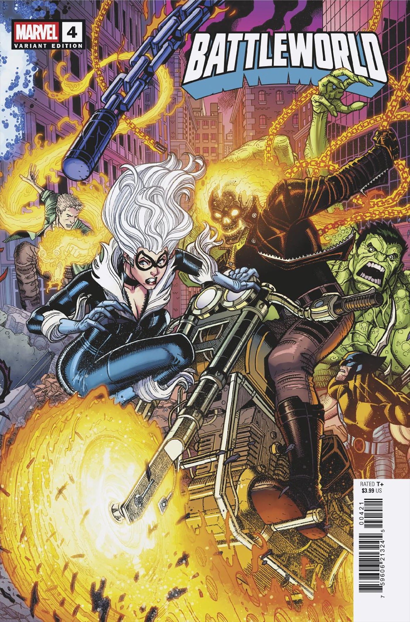 BATTLEWORLD #4 NICK BRADSHAW 5-PART CONNECTING VARIANT D