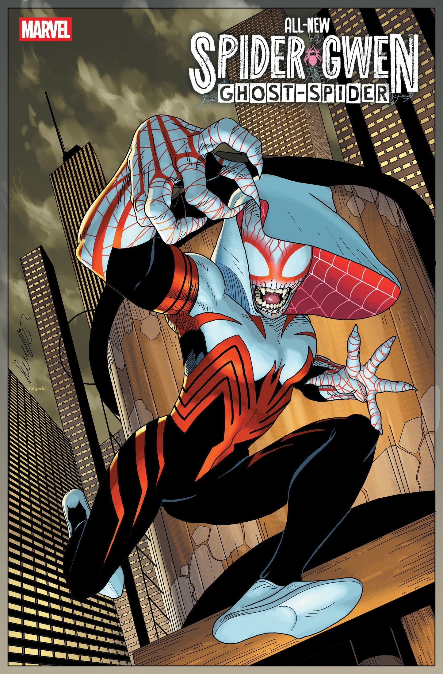 ALL-NEW SPIDER-GWEN: THE GHOST-SPIDER #5 SALVADOR LARROCA KNULLIFIED VARIANT