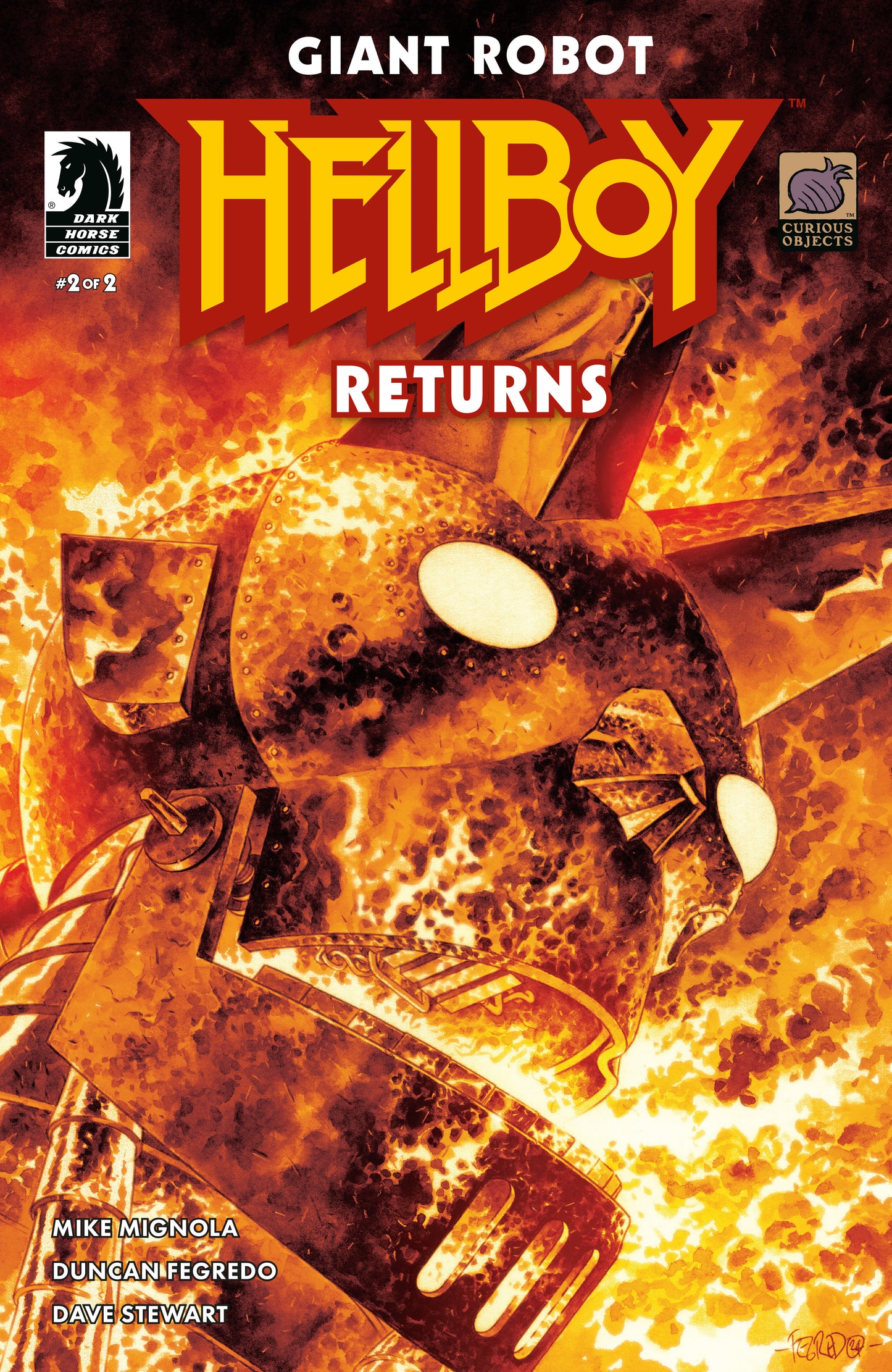 Giant Robot Hellboy Returns #2 (CVR A) (Duncan Fegredo) FOC July 27, 2026