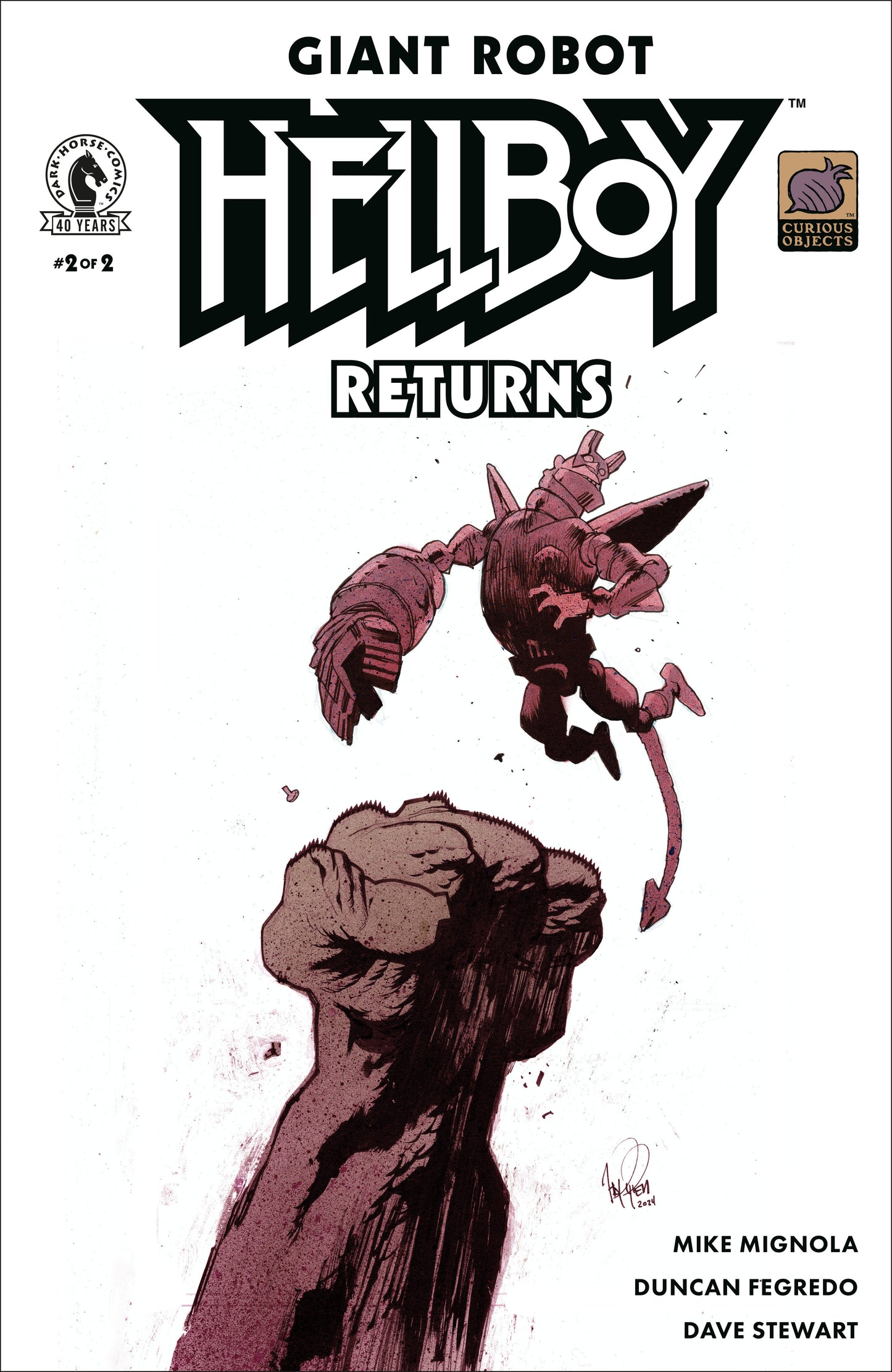 Giant Robot Hellboy Returns #2 (CVR B) (James Harren) FOC July 27, 2026